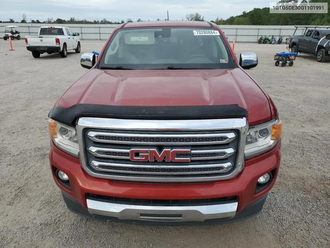 2016 GMC Canyon Slt VIN: 1GTG5DE30G1101991 Lot: 70280884