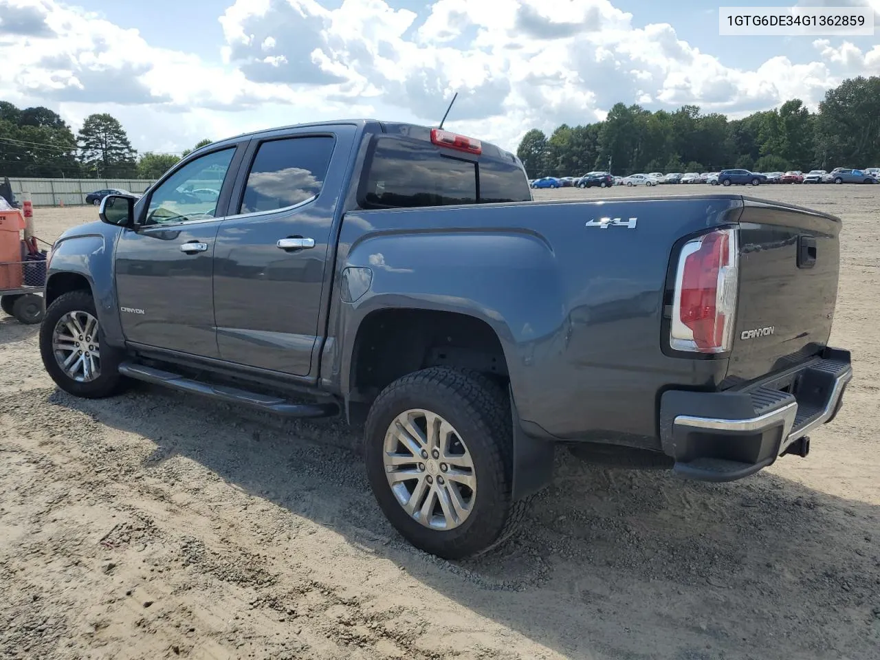 2016 GMC Canyon Slt VIN: 1GTG6DE34G1362859 Lot: 70495204