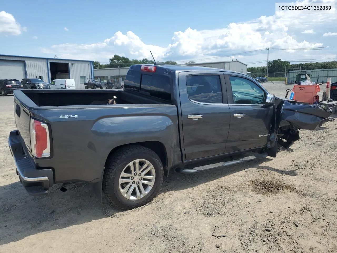 2016 GMC Canyon Slt VIN: 1GTG6DE34G1362859 Lot: 70495204