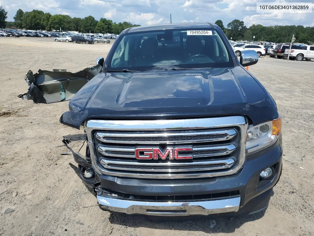 2016 GMC Canyon Slt VIN: 1GTG6DE34G1362859 Lot: 70495204