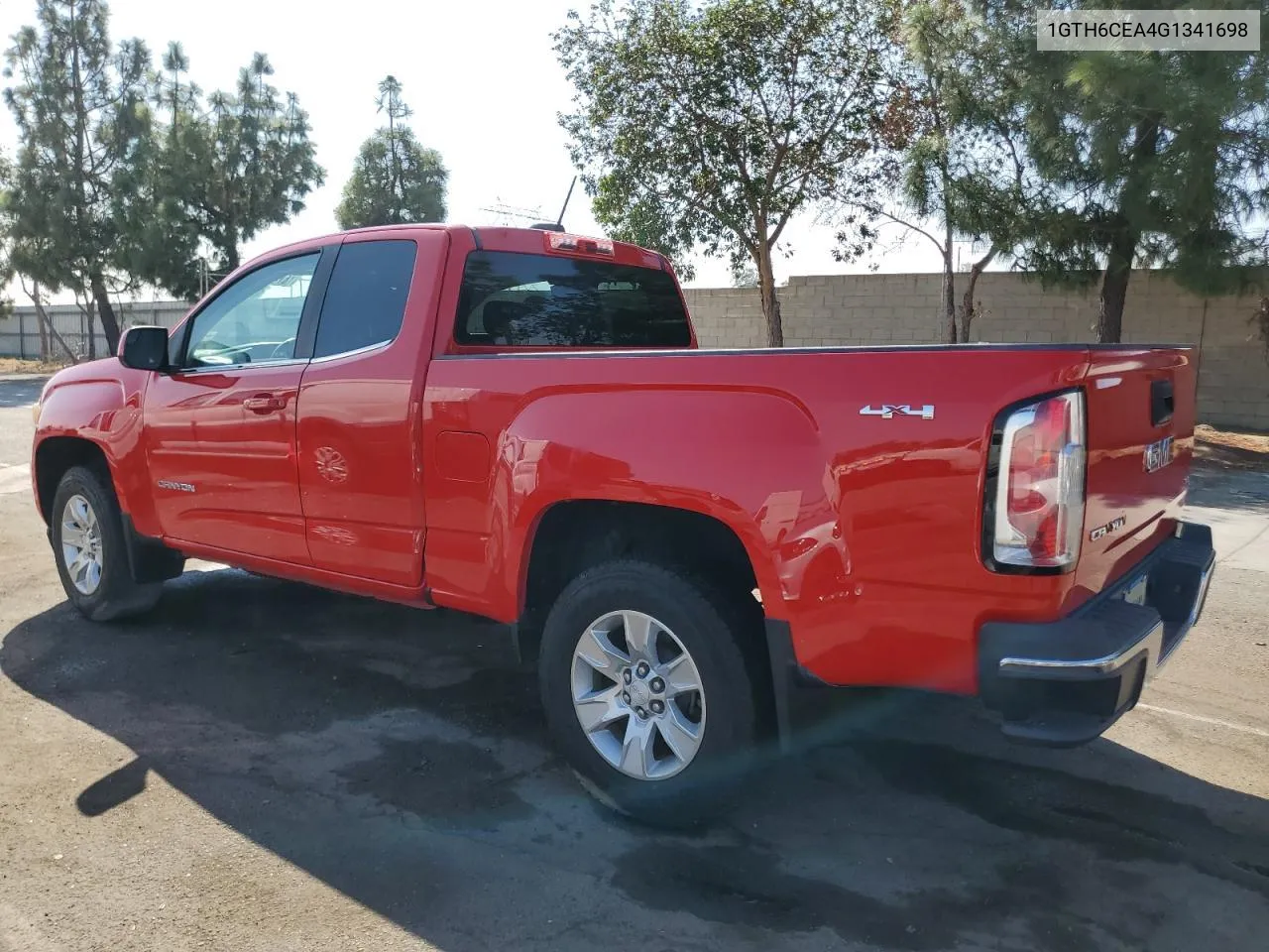 2016 GMC Canyon Sle VIN: 1GTH6CEA4G1341698 Lot: 71287204