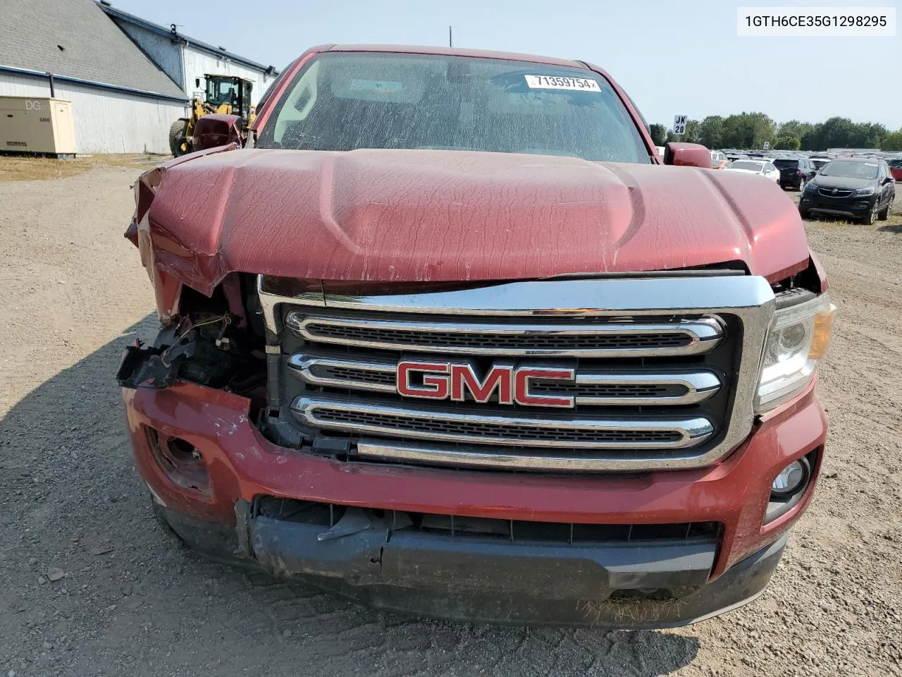 2016 GMC Canyon Sle VIN: 1GTH6CE35G1298295 Lot: 71359754