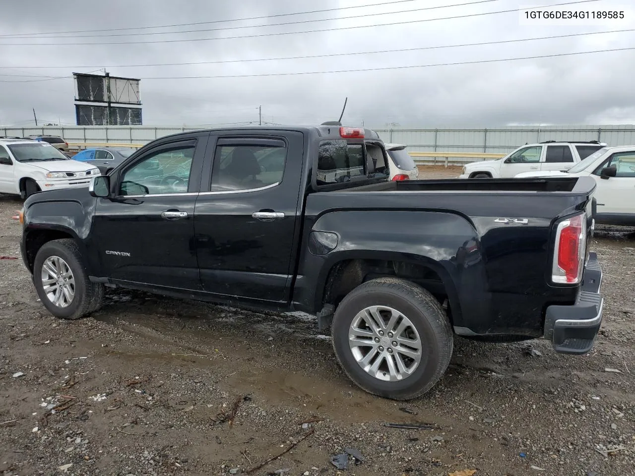 1GTG6DE34G1189585 2016 GMC Canyon Slt