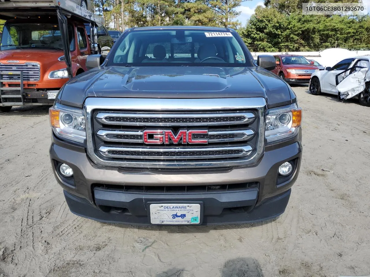 1GTG6CE38G1293670 2016 GMC Canyon Sle