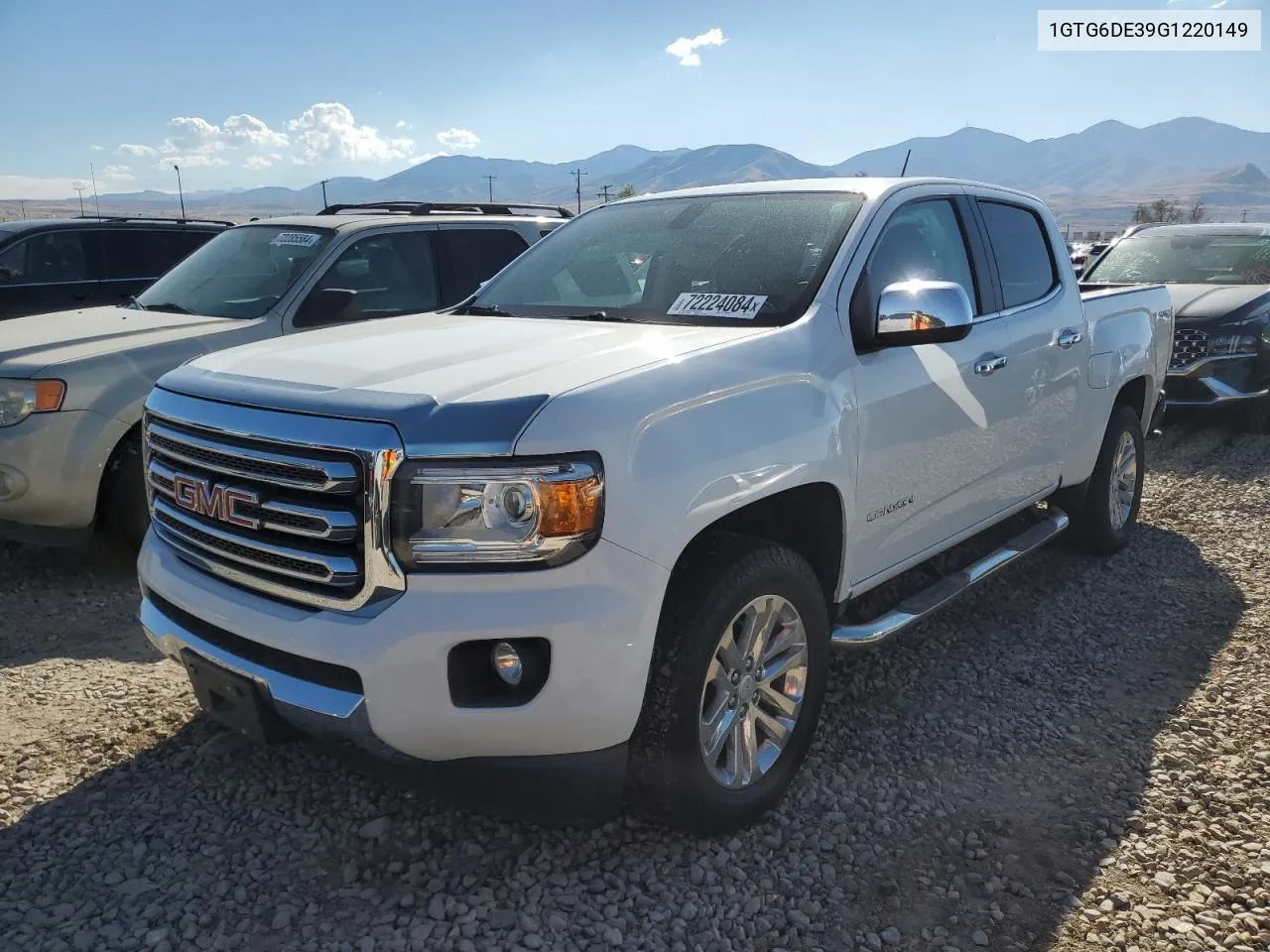 2016 GMC Canyon Slt VIN: 1GTG6DE39G1220149 Lot: 72224084