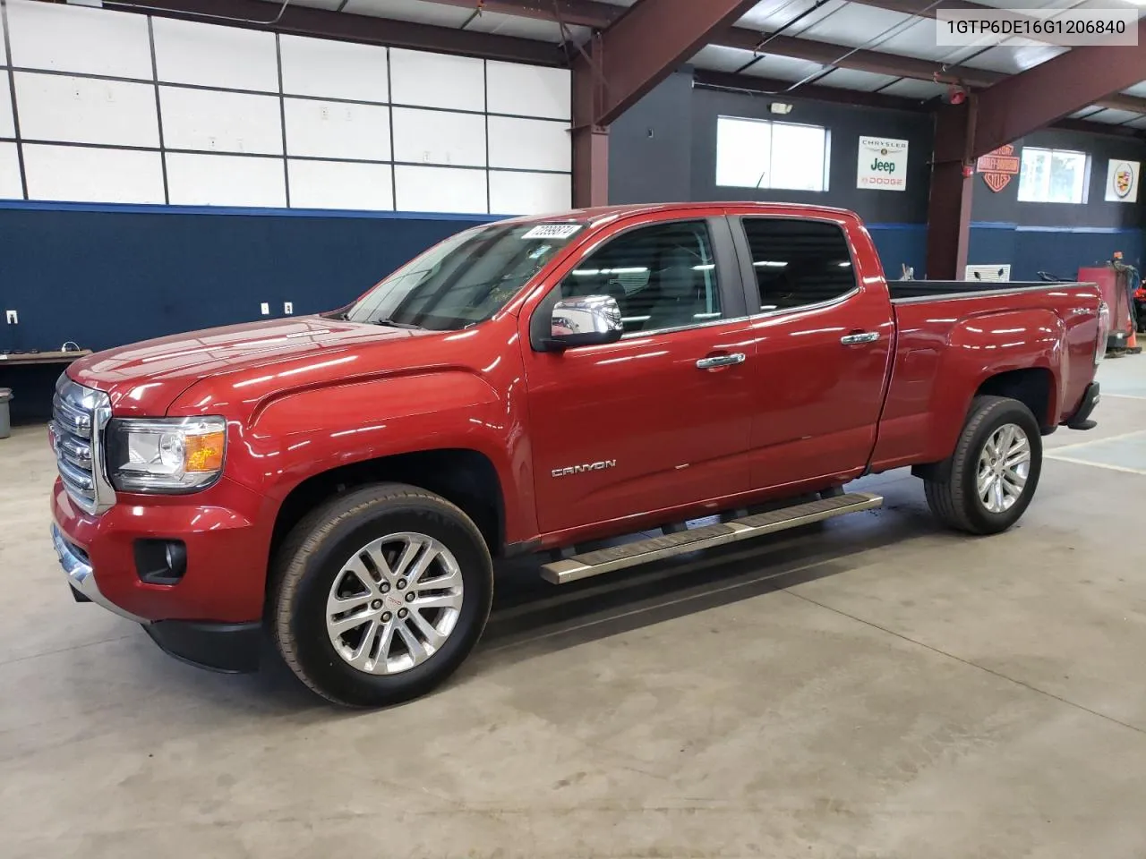 1GTP6DE16G1206840 2016 GMC Canyon Slt