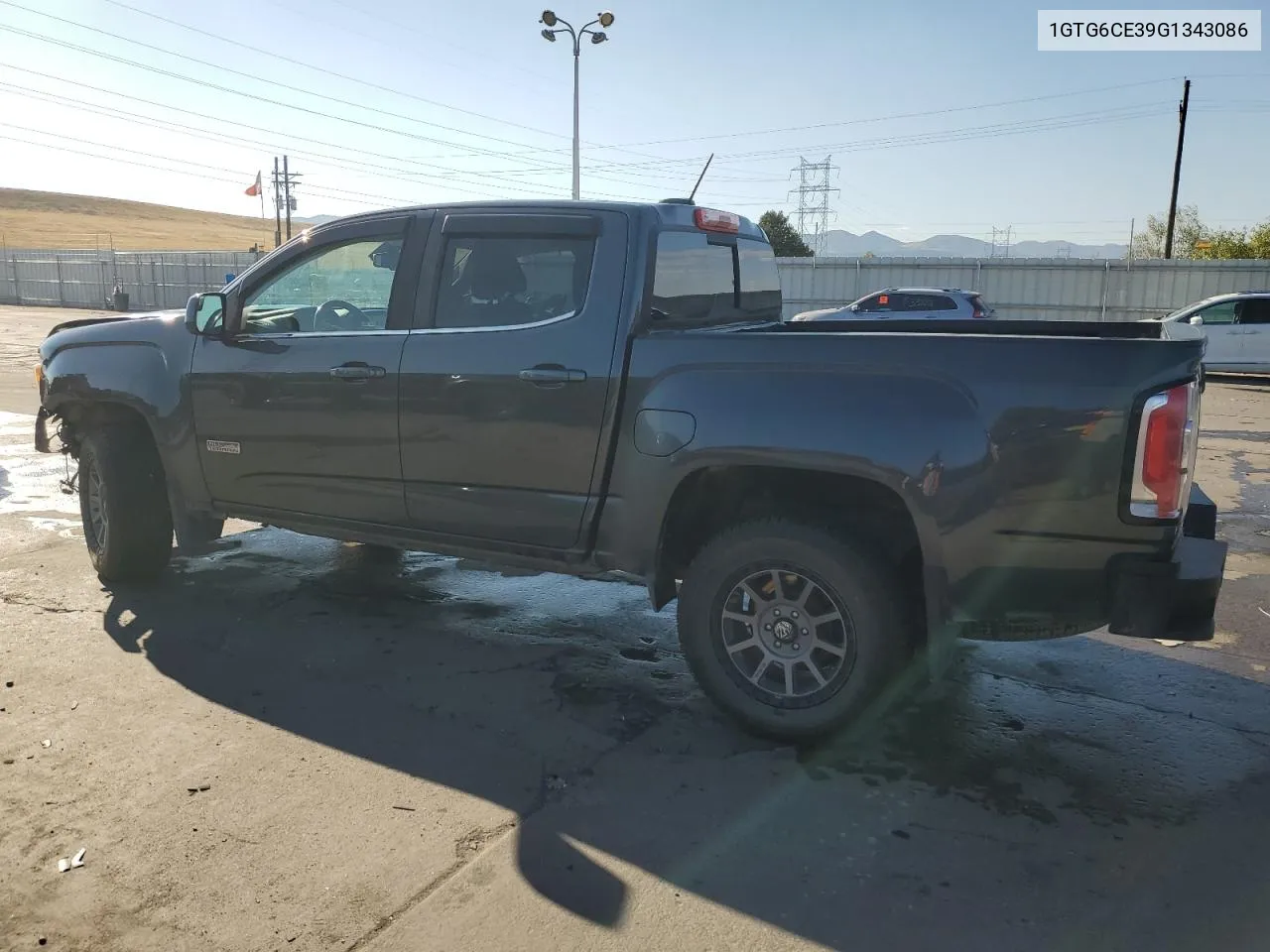 2016 GMC Canyon Sle VIN: 1GTG6CE39G1343086 Lot: 73377374