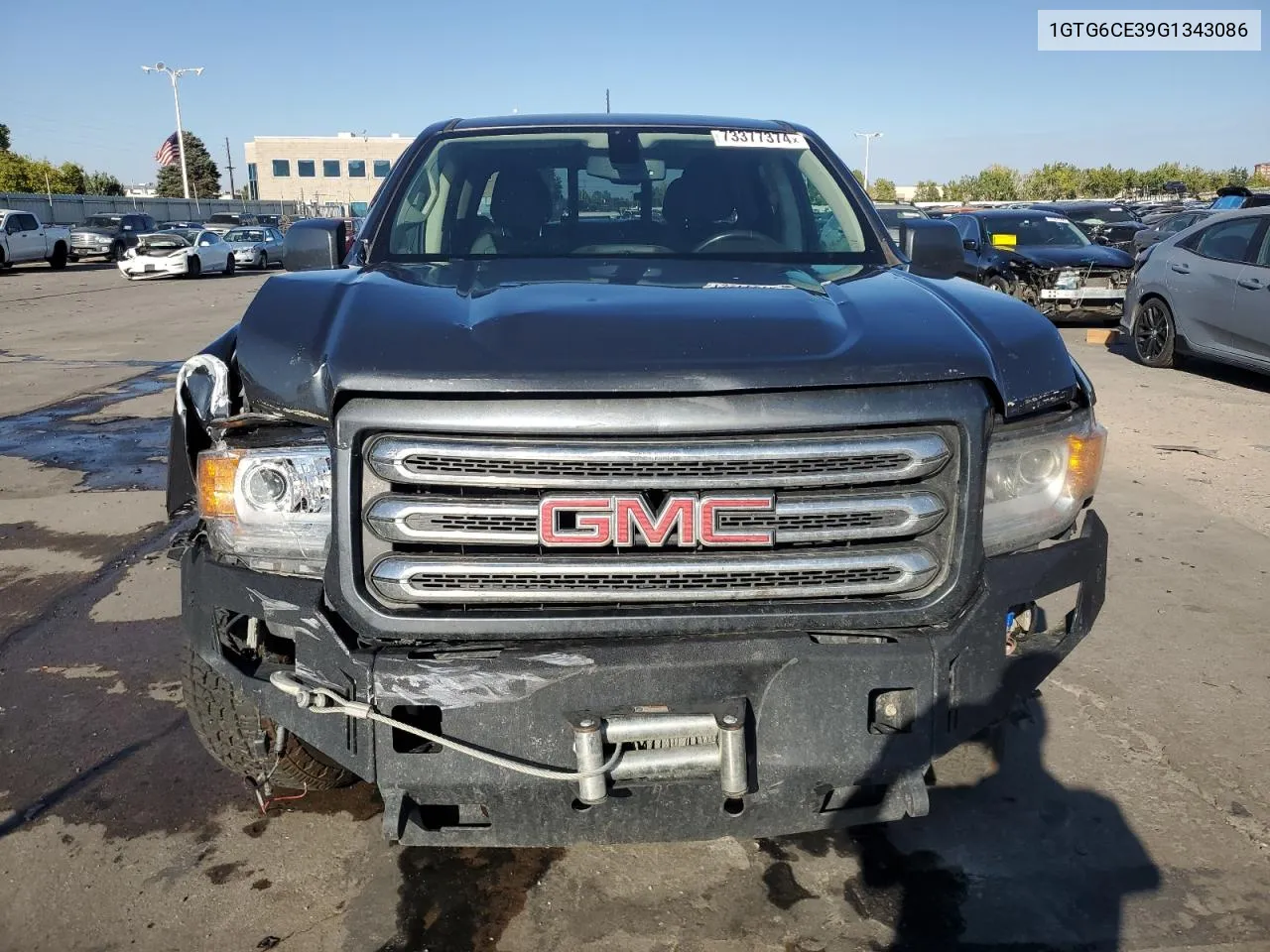 2016 GMC Canyon Sle VIN: 1GTG6CE39G1343086 Lot: 73377374