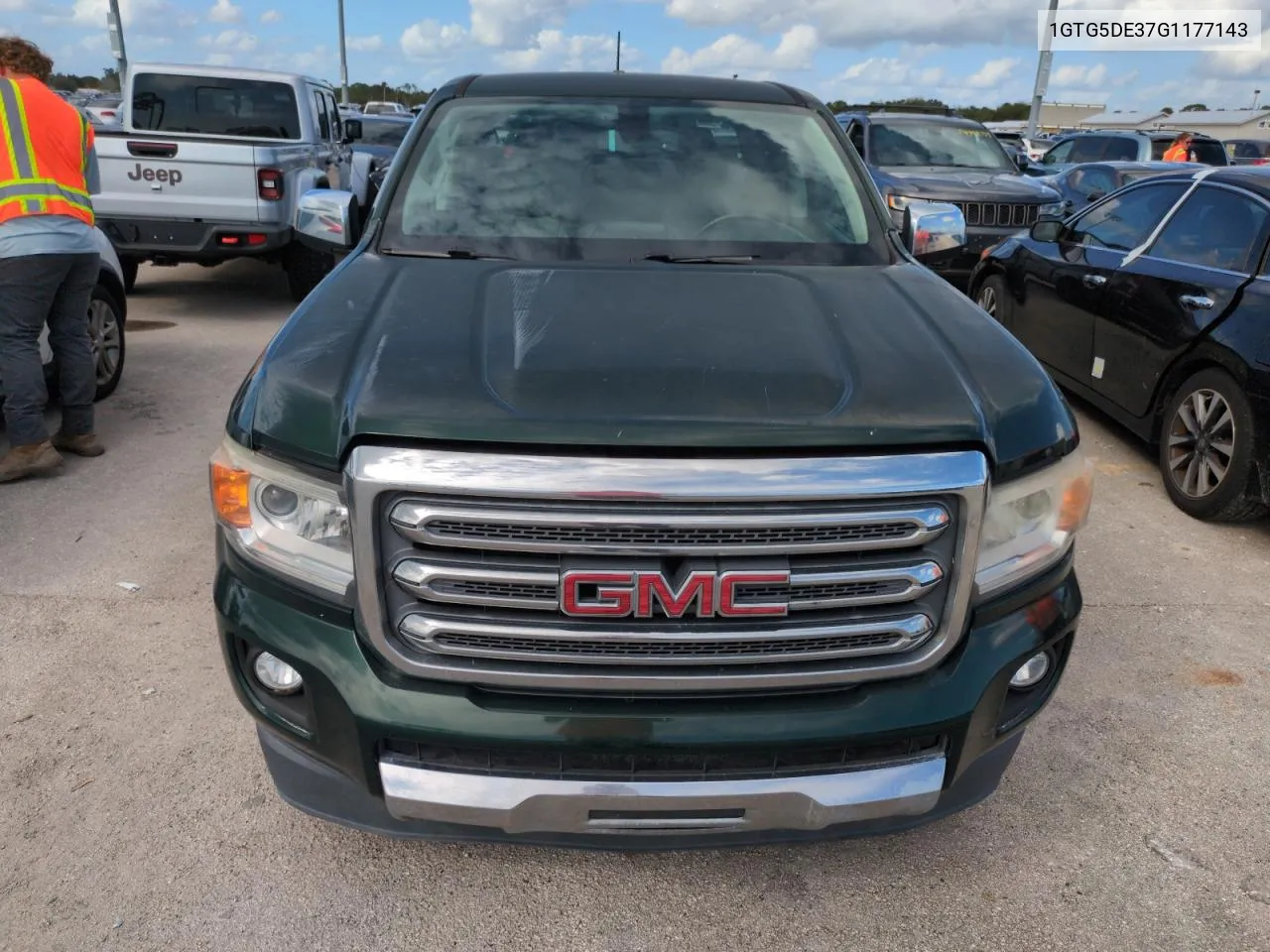 2016 GMC Canyon Slt VIN: 1GTG5DE37G1177143 Lot: 74168124