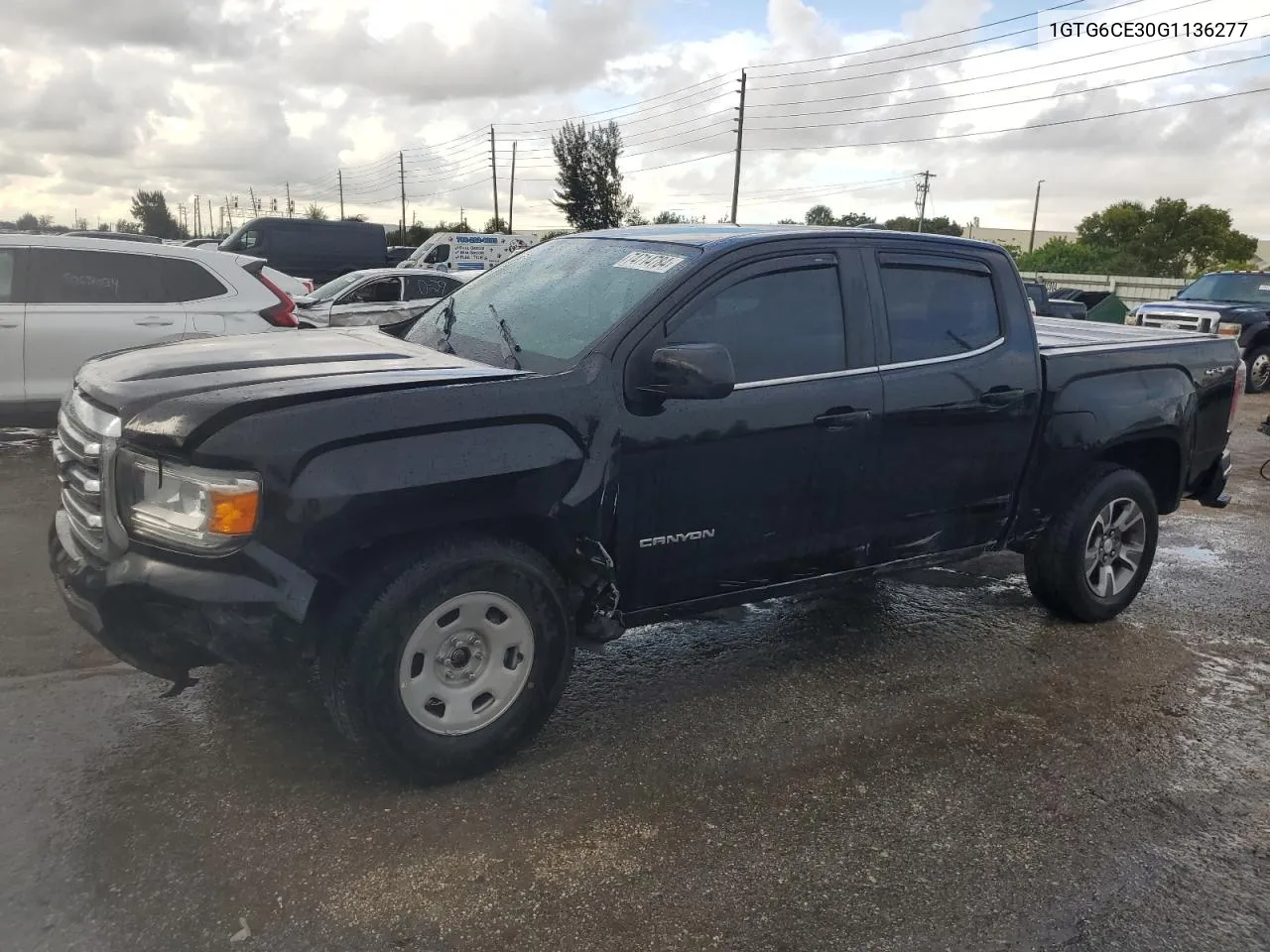 2016 GMC Canyon Sle VIN: 1GTG6CE30G1136277 Lot: 74714784