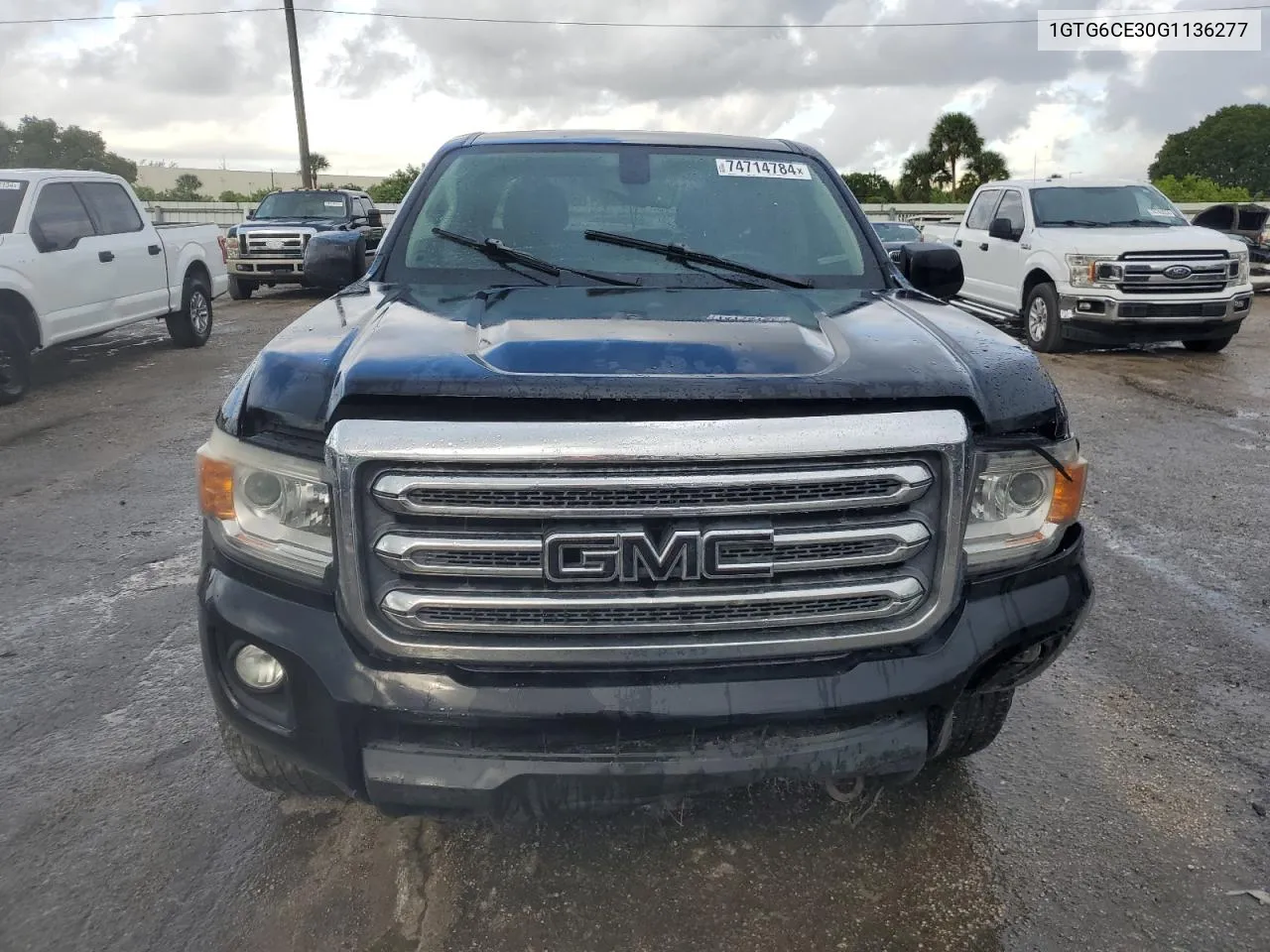 2016 GMC Canyon Sle VIN: 1GTG6CE30G1136277 Lot: 74714784