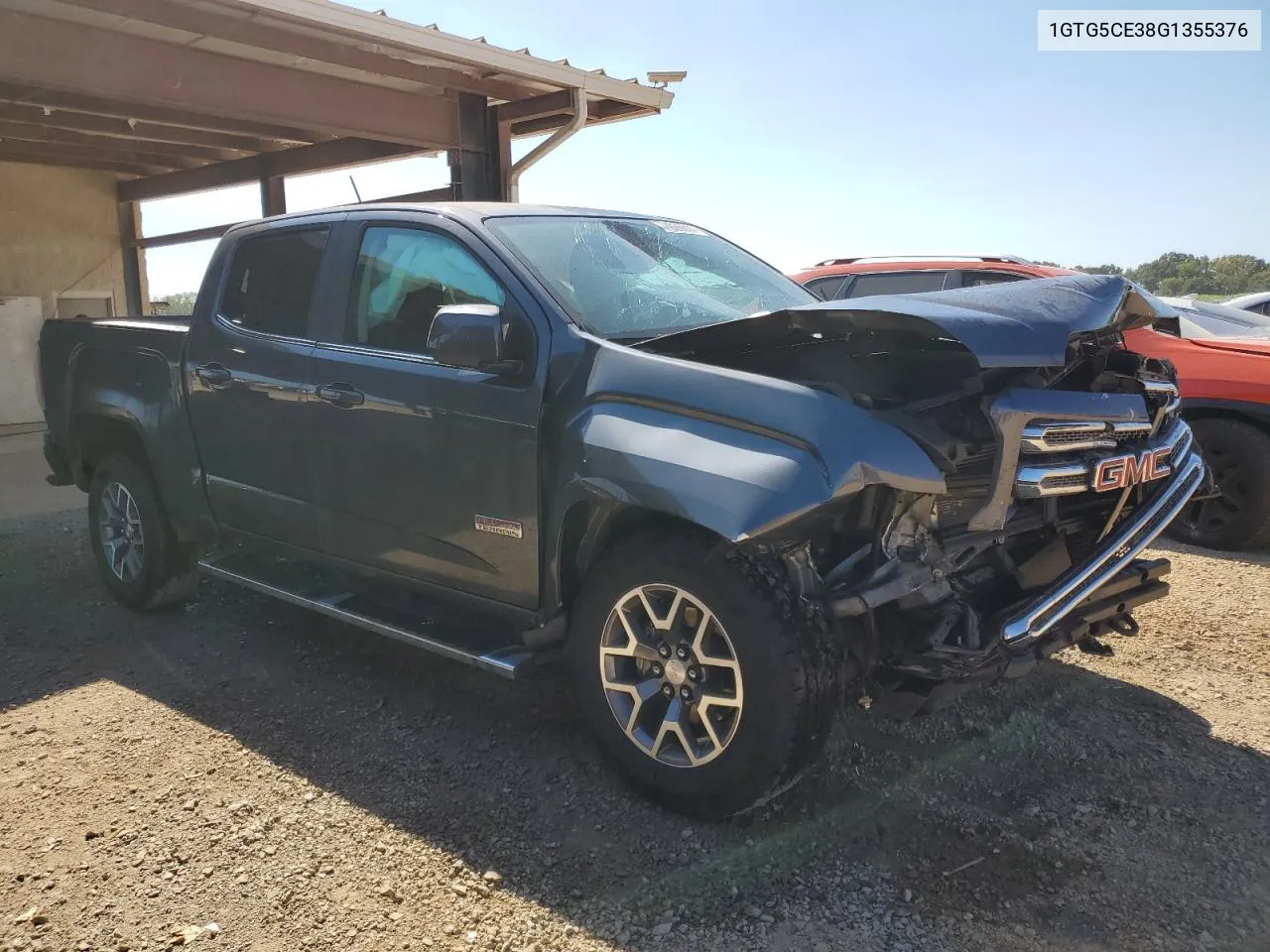 1GTG5CE38G1355376 2016 GMC Canyon Sle