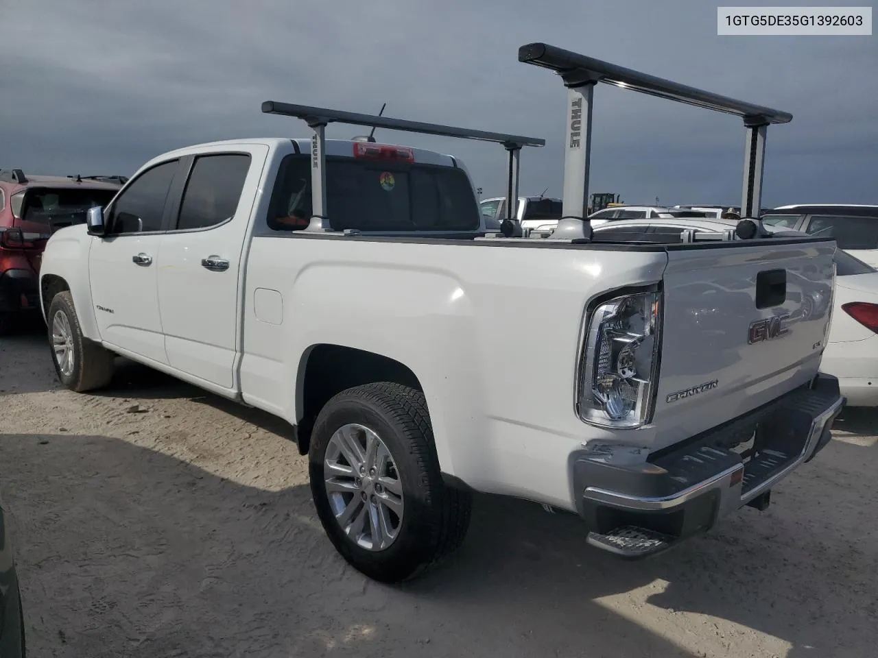 2016 GMC Canyon Slt VIN: 1GTG5DE35G1392603 Lot: 75106754