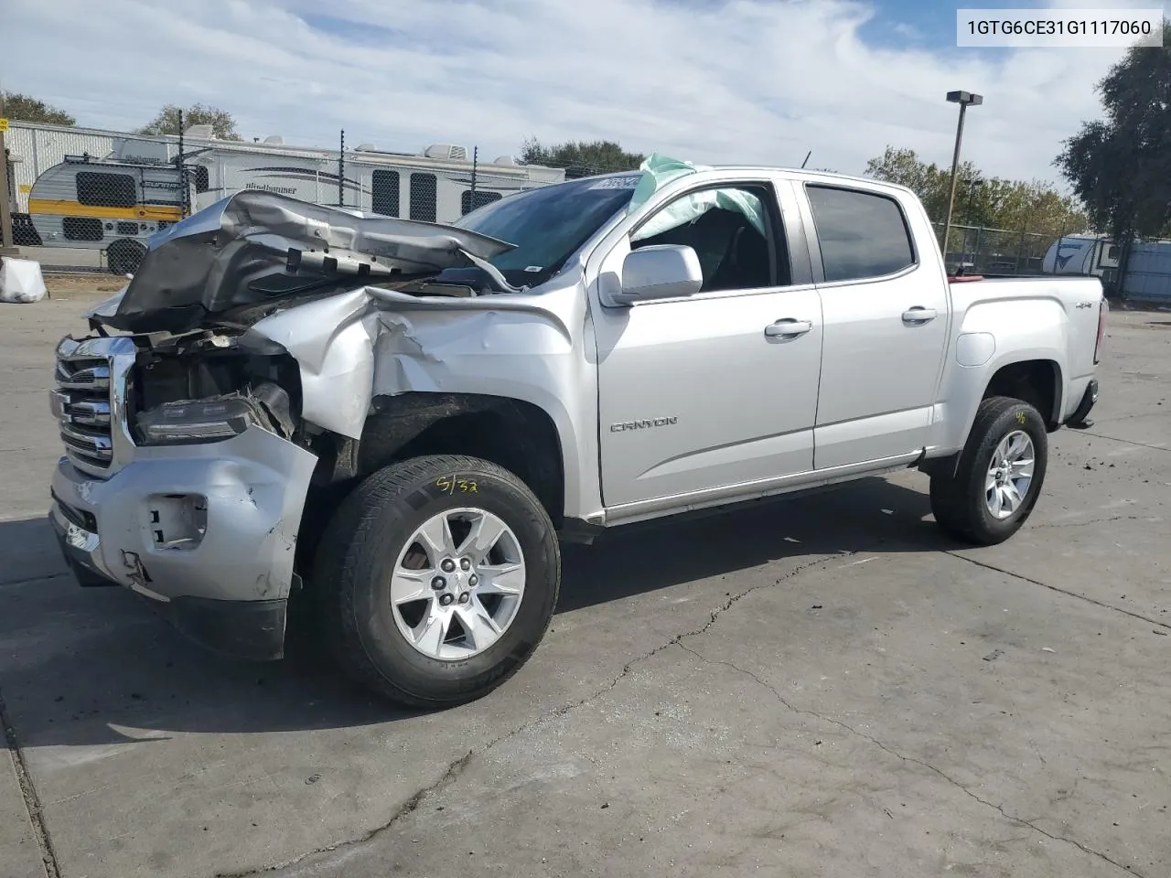 2016 GMC Canyon Sle VIN: 1GTG6CE31G1117060 Lot: 75696434