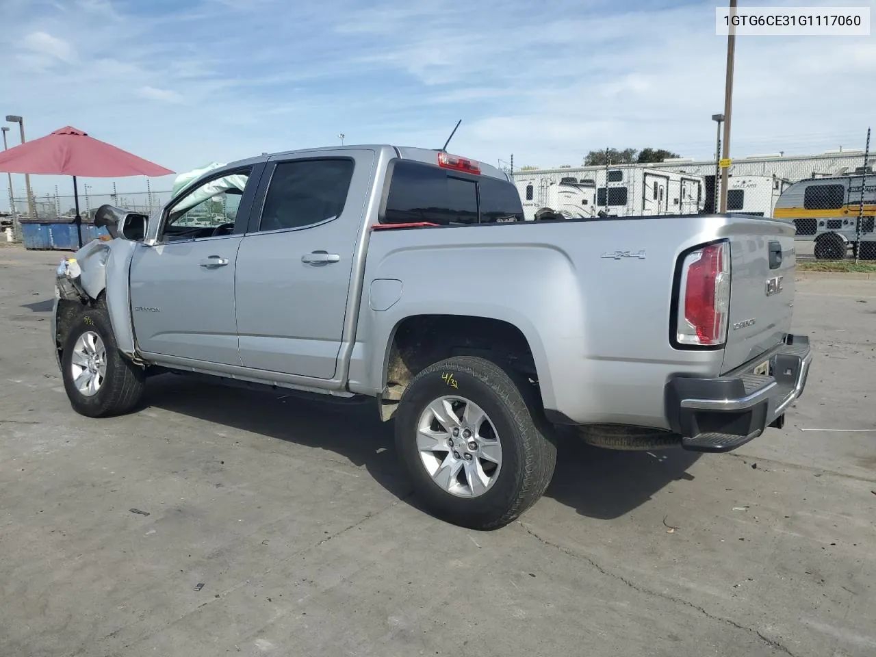 2016 GMC Canyon Sle VIN: 1GTG6CE31G1117060 Lot: 75696434