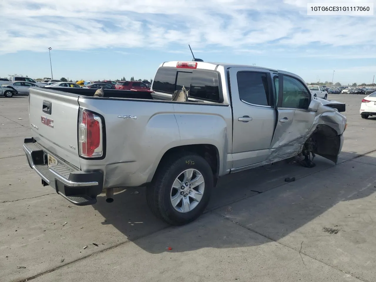 2016 GMC Canyon Sle VIN: 1GTG6CE31G1117060 Lot: 75696434