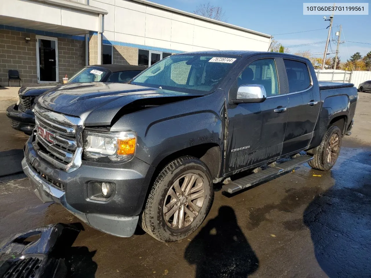 2016 GMC Canyon Slt VIN: 1GTG6DE37G1199561 Lot: 76739744