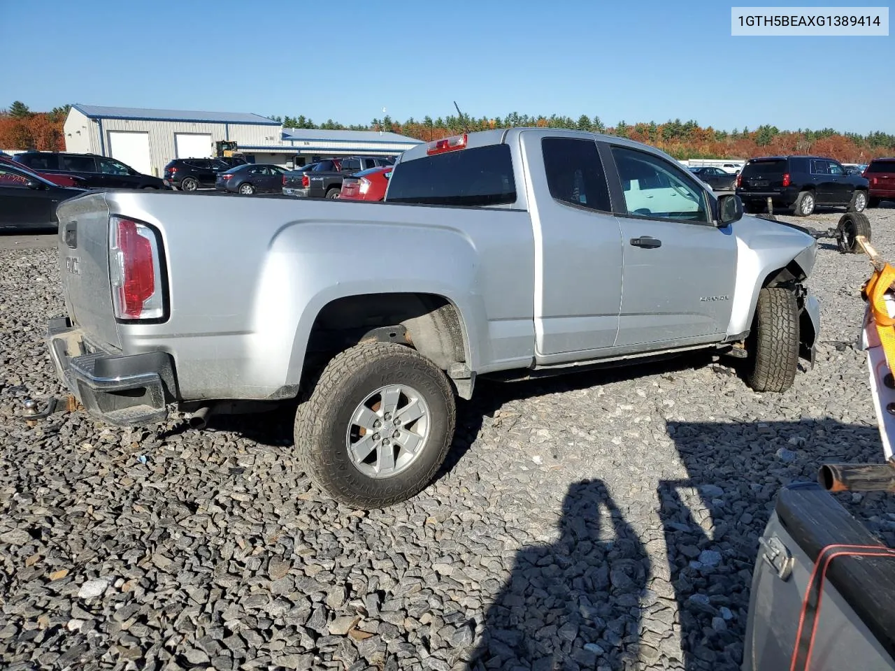 2016 GMC Canyon VIN: 1GTH5BEAXG1389414 Lot: 77198134