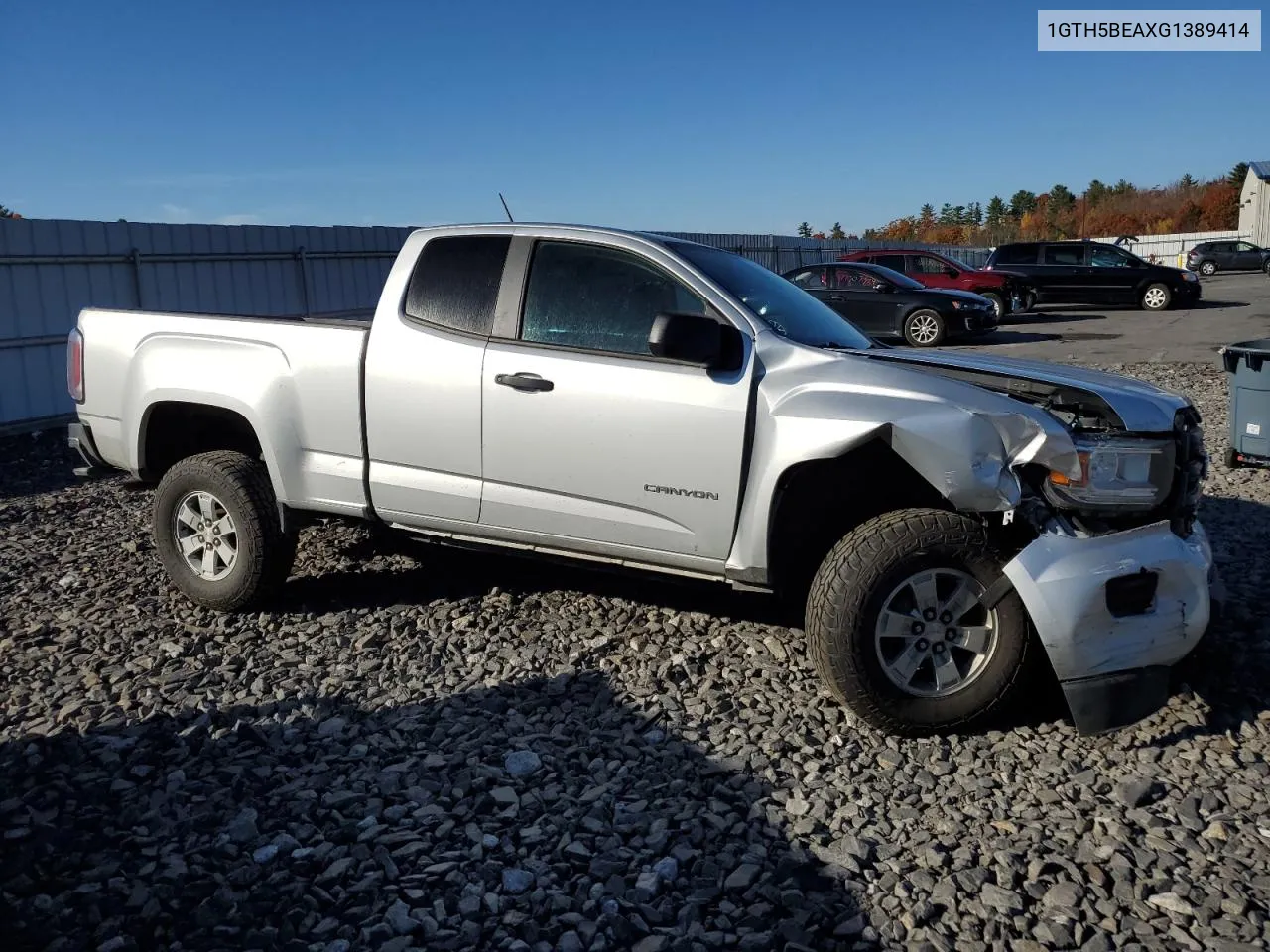 2016 GMC Canyon VIN: 1GTH5BEAXG1389414 Lot: 77198134