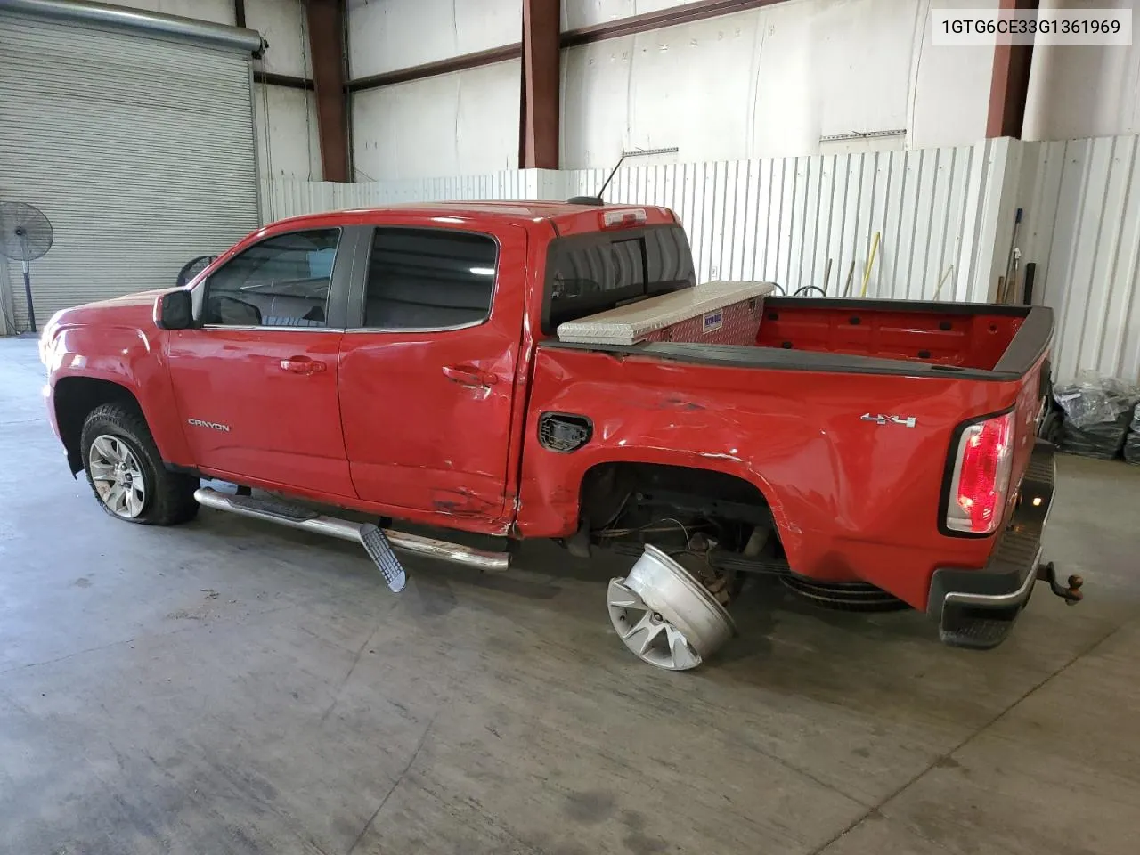 2016 GMC Canyon Sle VIN: 1GTG6CE33G1361969 Lot: 77837694