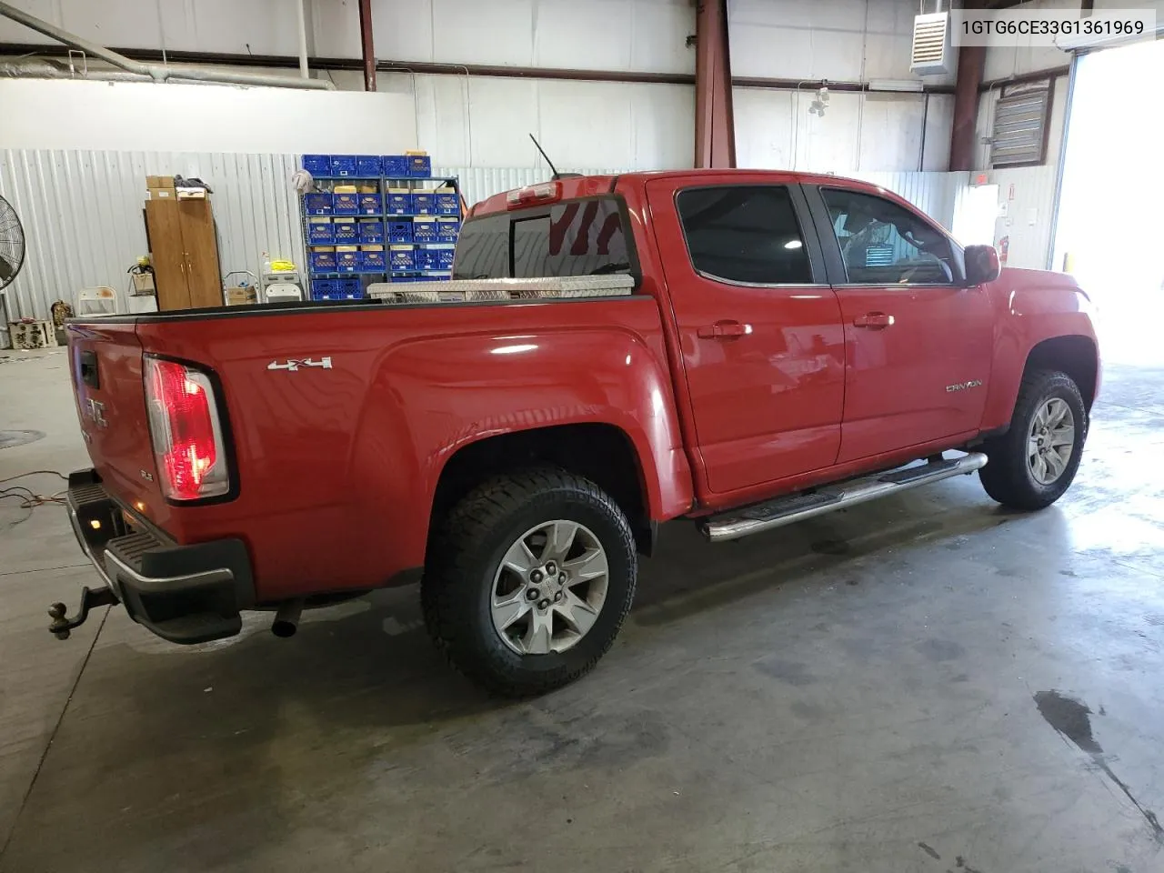 2016 GMC Canyon Sle VIN: 1GTG6CE33G1361969 Lot: 77837694