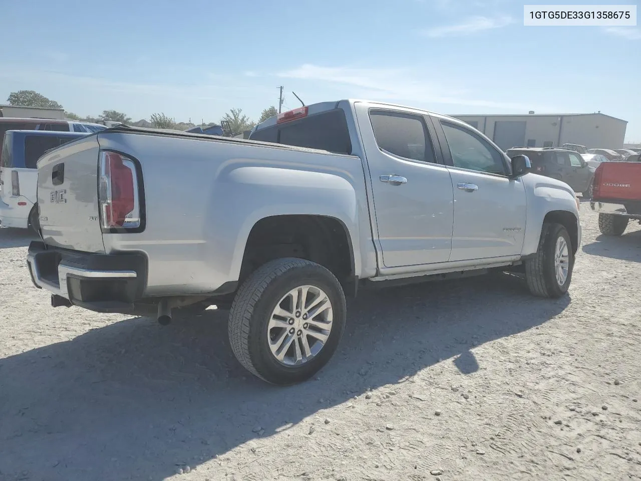 2016 GMC Canyon Slt VIN: 1GTG5DE33G1358675 Lot: 77940834