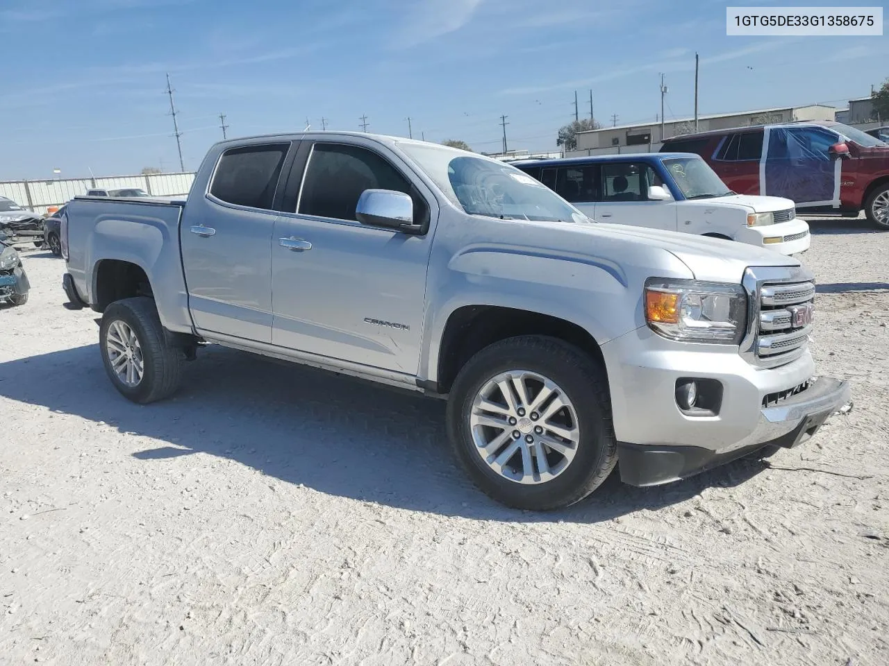 2016 GMC Canyon Slt VIN: 1GTG5DE33G1358675 Lot: 77940834