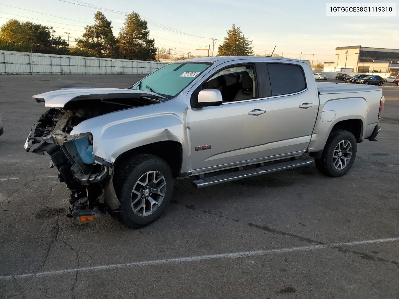 2016 GMC Canyon Sle VIN: 1GTG6CE38G1119310 Lot: 78139974