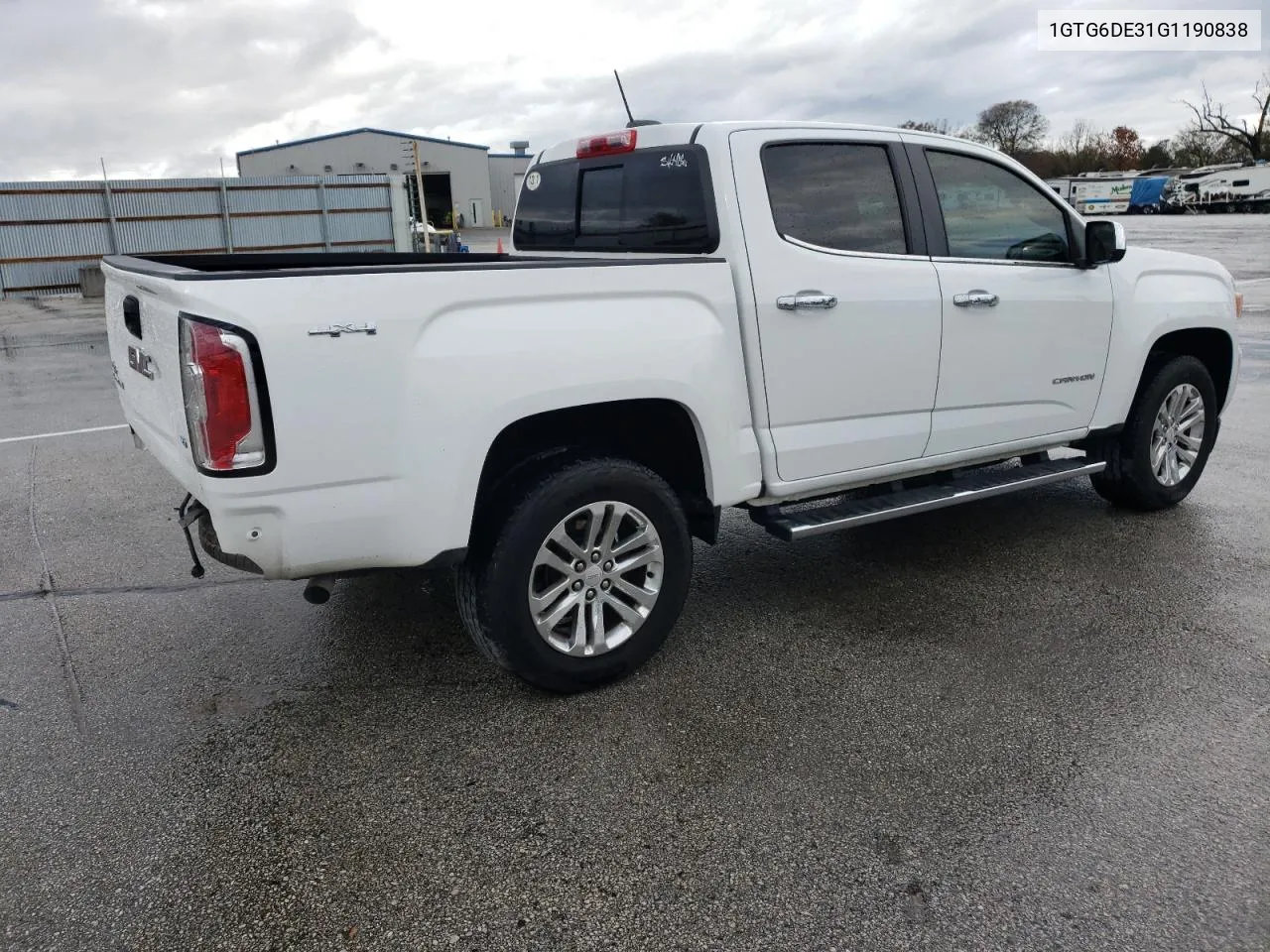 2016 GMC Canyon Slt VIN: 1GTG6DE31G1190838 Lot: 78177464