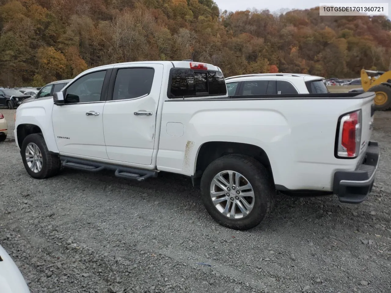 2016 GMC Canyon Slt VIN: 1GTG5DE17G1360721 Lot: 78624424