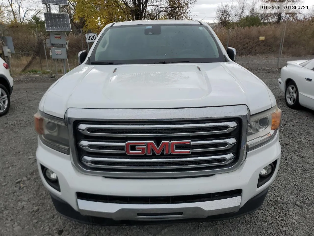 2016 GMC Canyon Slt VIN: 1GTG5DE17G1360721 Lot: 78624424