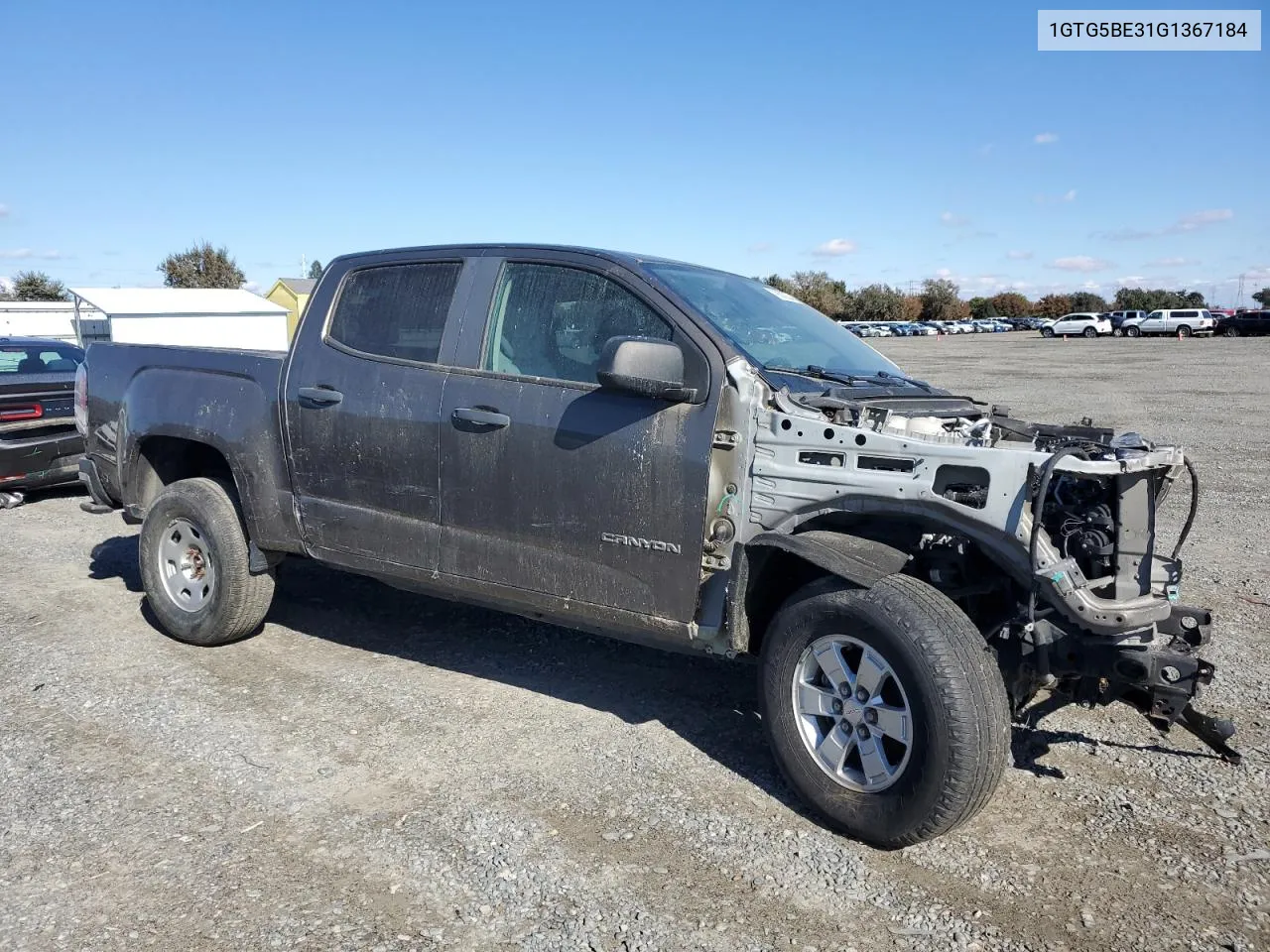 2016 GMC Canyon VIN: 1GTG5BE31G1367184 Lot: 78893254