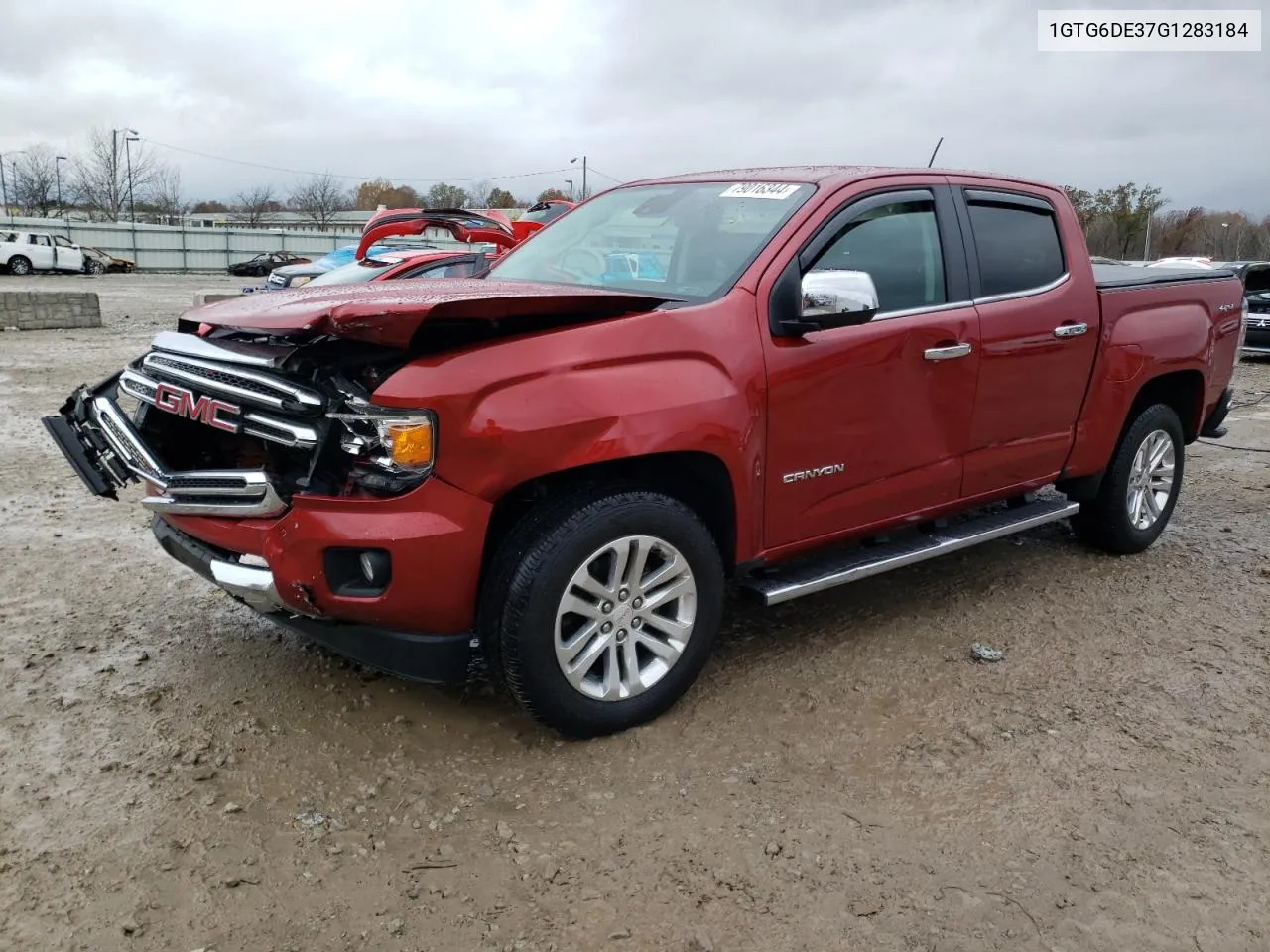 2016 GMC Canyon Slt VIN: 1GTG6DE37G1283184 Lot: 79016344