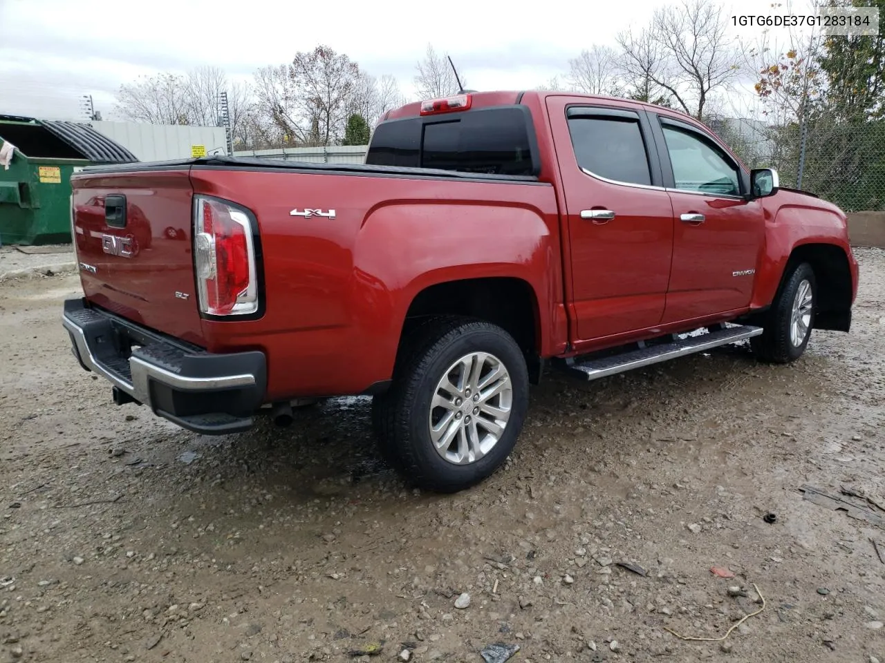 2016 GMC Canyon Slt VIN: 1GTG6DE37G1283184 Lot: 79016344