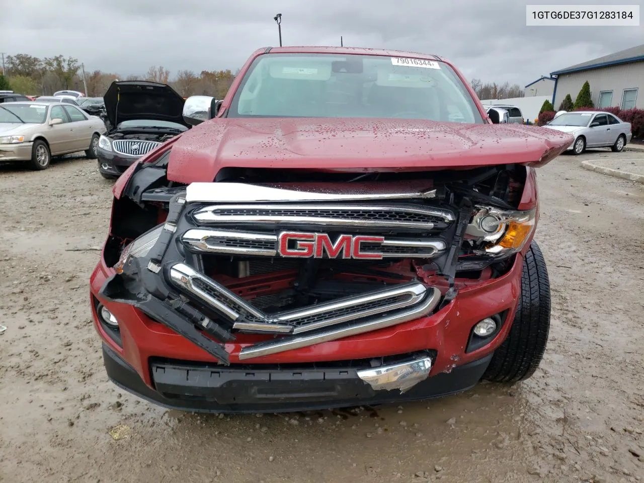 2016 GMC Canyon Slt VIN: 1GTG6DE37G1283184 Lot: 79016344