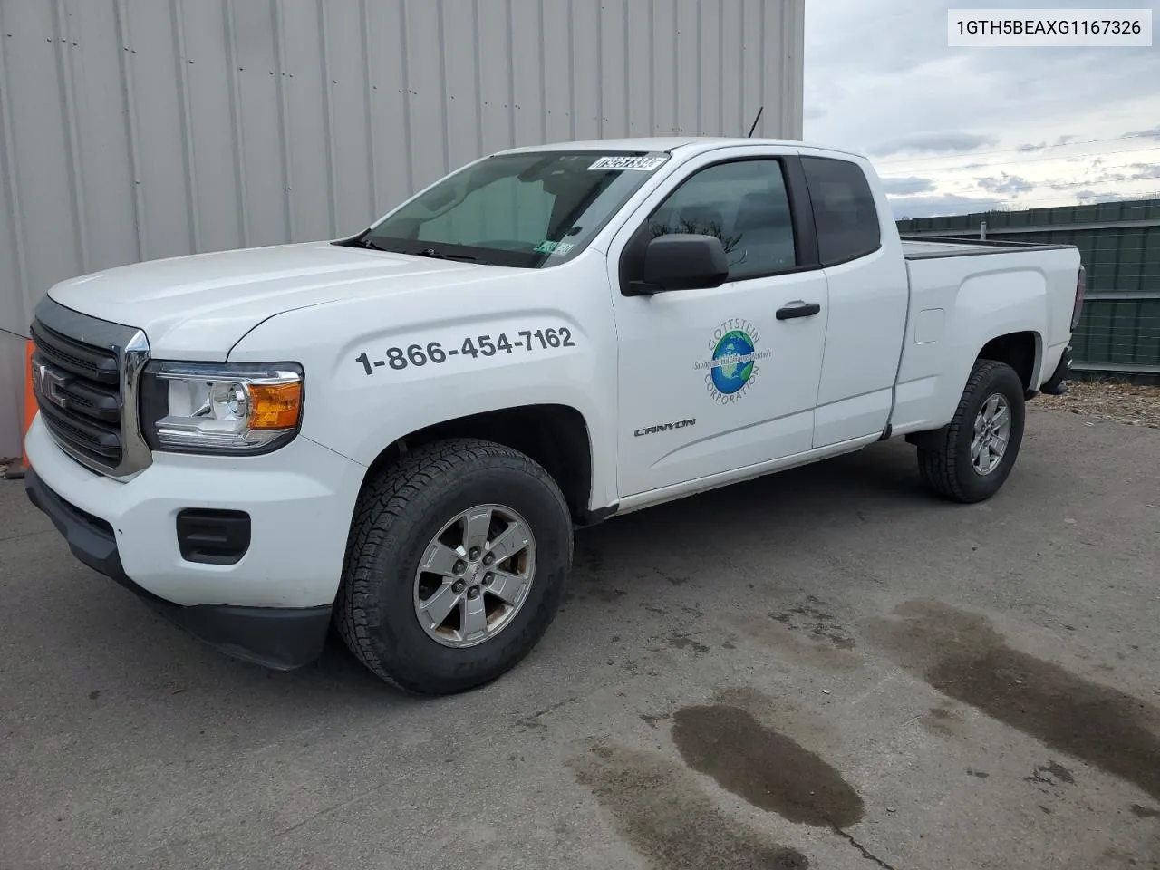 2016 GMC Canyon VIN: 1GTH5BEAXG1167326 Lot: 79257334