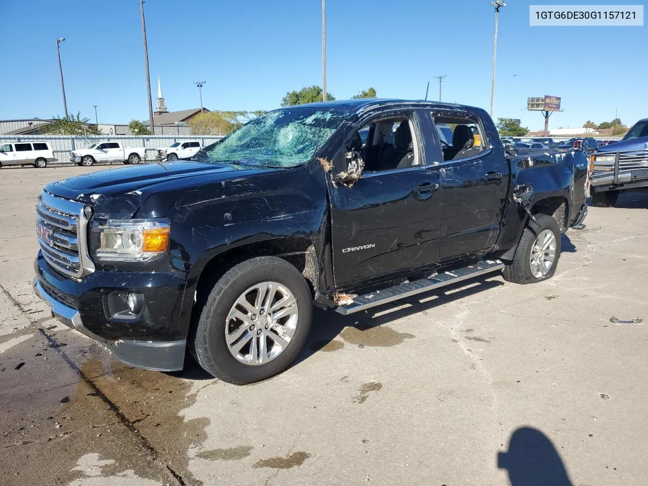 2016 GMC Canyon Slt VIN: 1GTG6DE30G1157121 Lot: 79773114