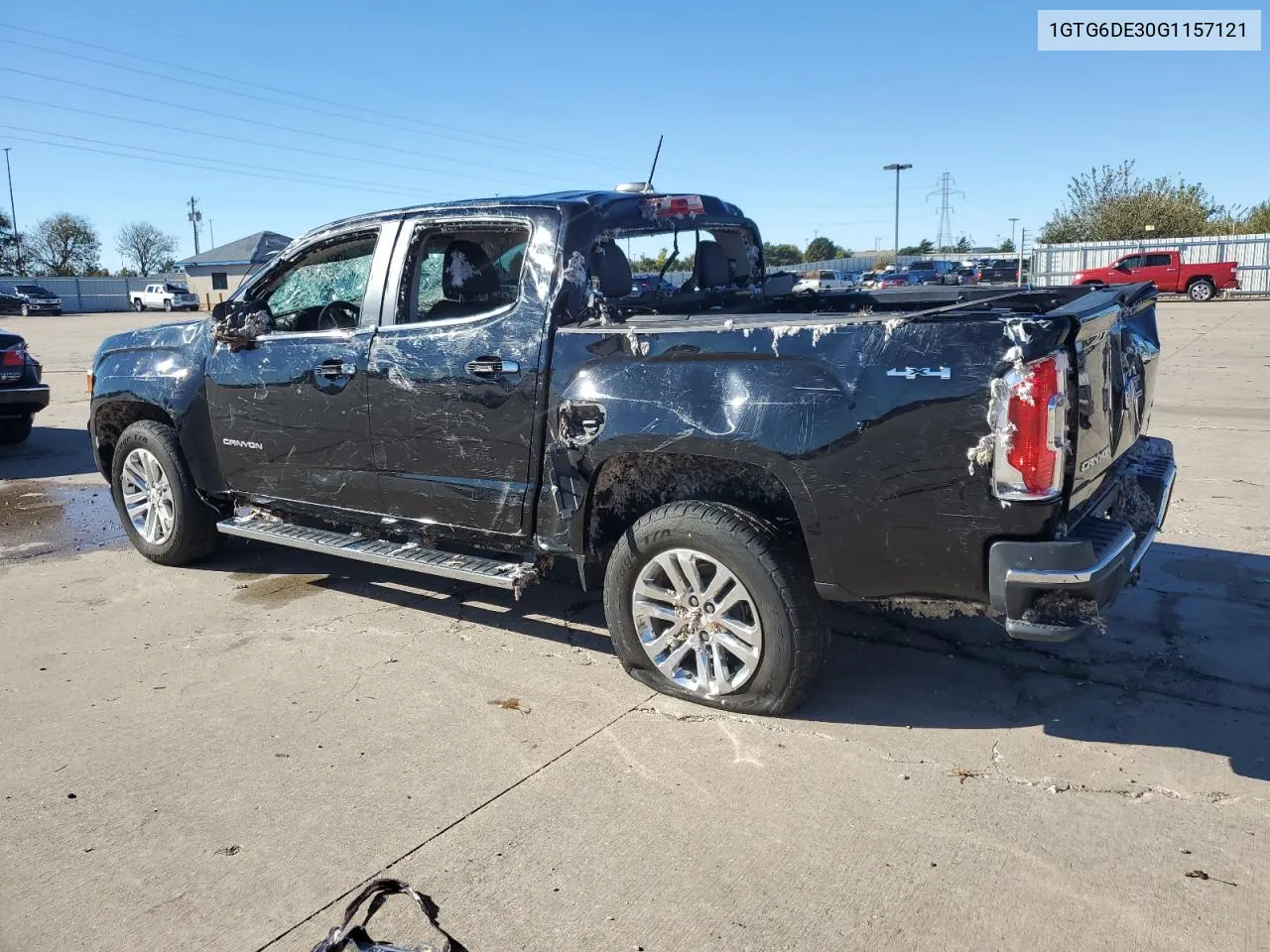 2016 GMC Canyon Slt VIN: 1GTG6DE30G1157121 Lot: 79773114