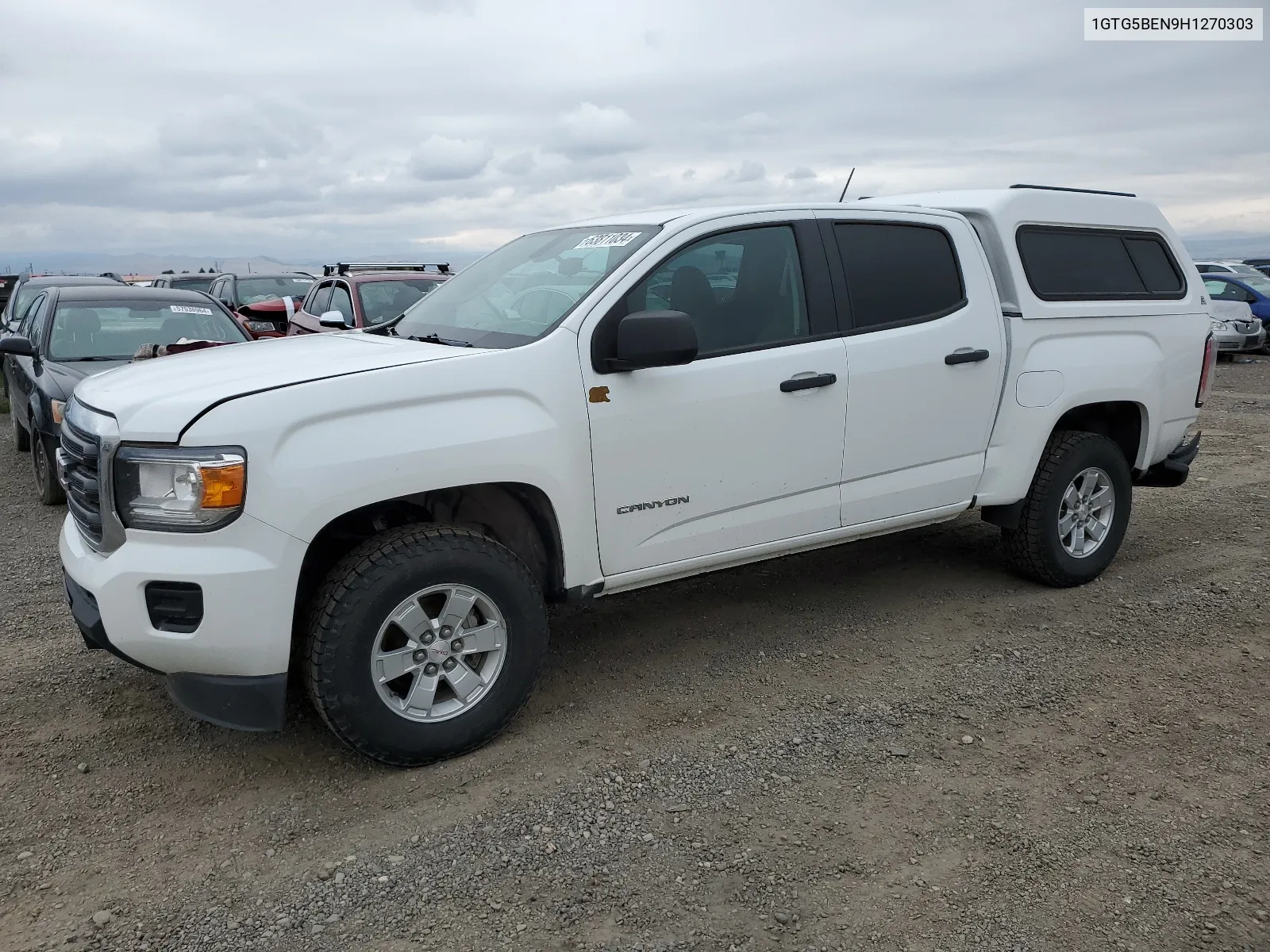 2017 GMC Canyon VIN: 1GTG5BEN9H1270303 Lot: 63811034