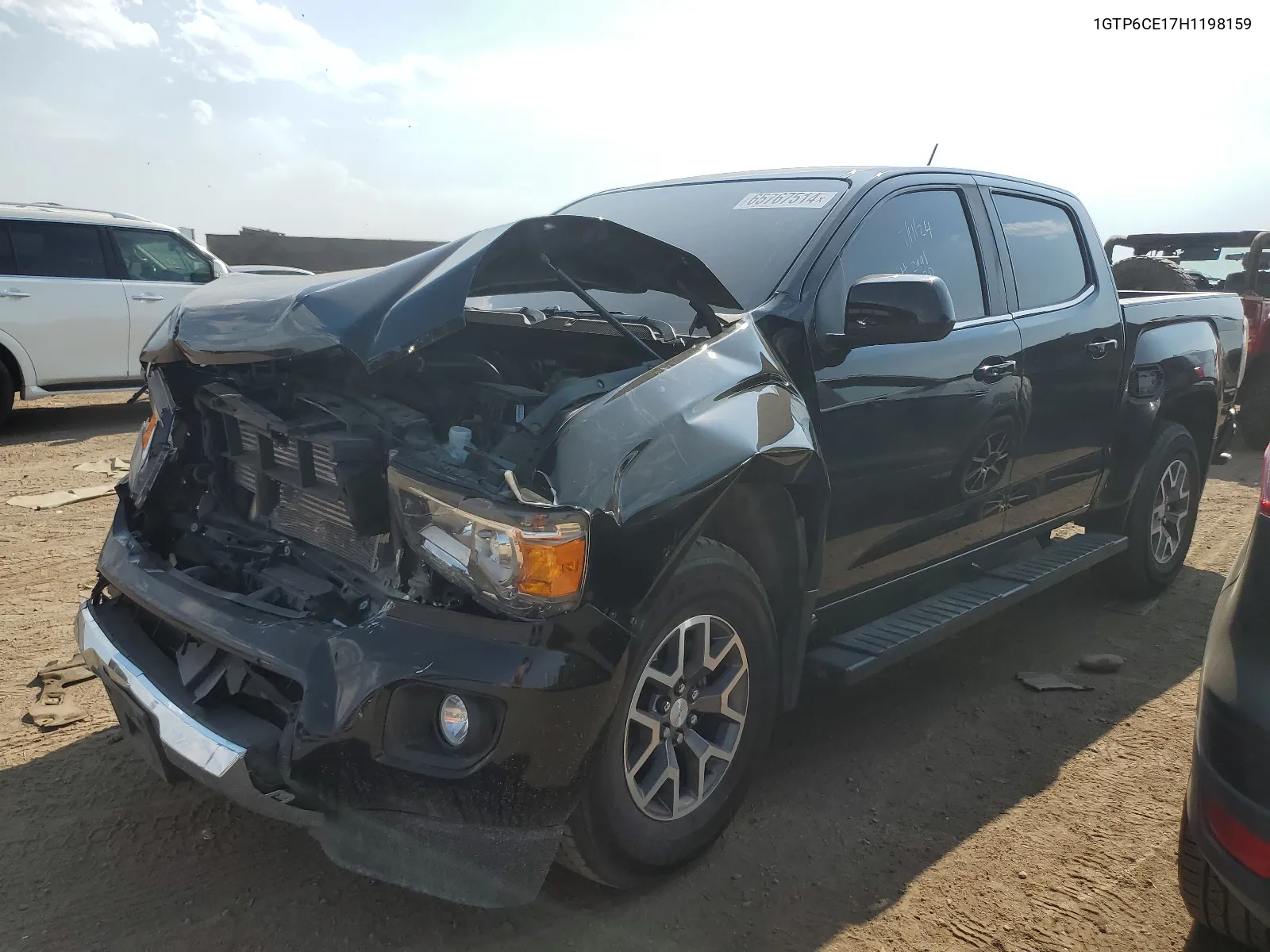 1GTP6CE17H1198159 2017 GMC Canyon Sle