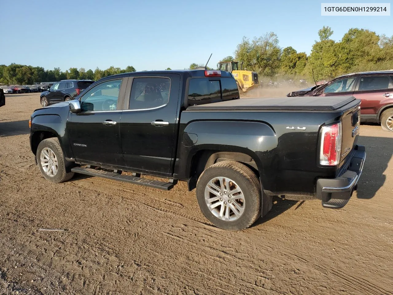 2017 GMC Canyon Slt VIN: 1GTG6DEN0H1299214 Lot: 70293774