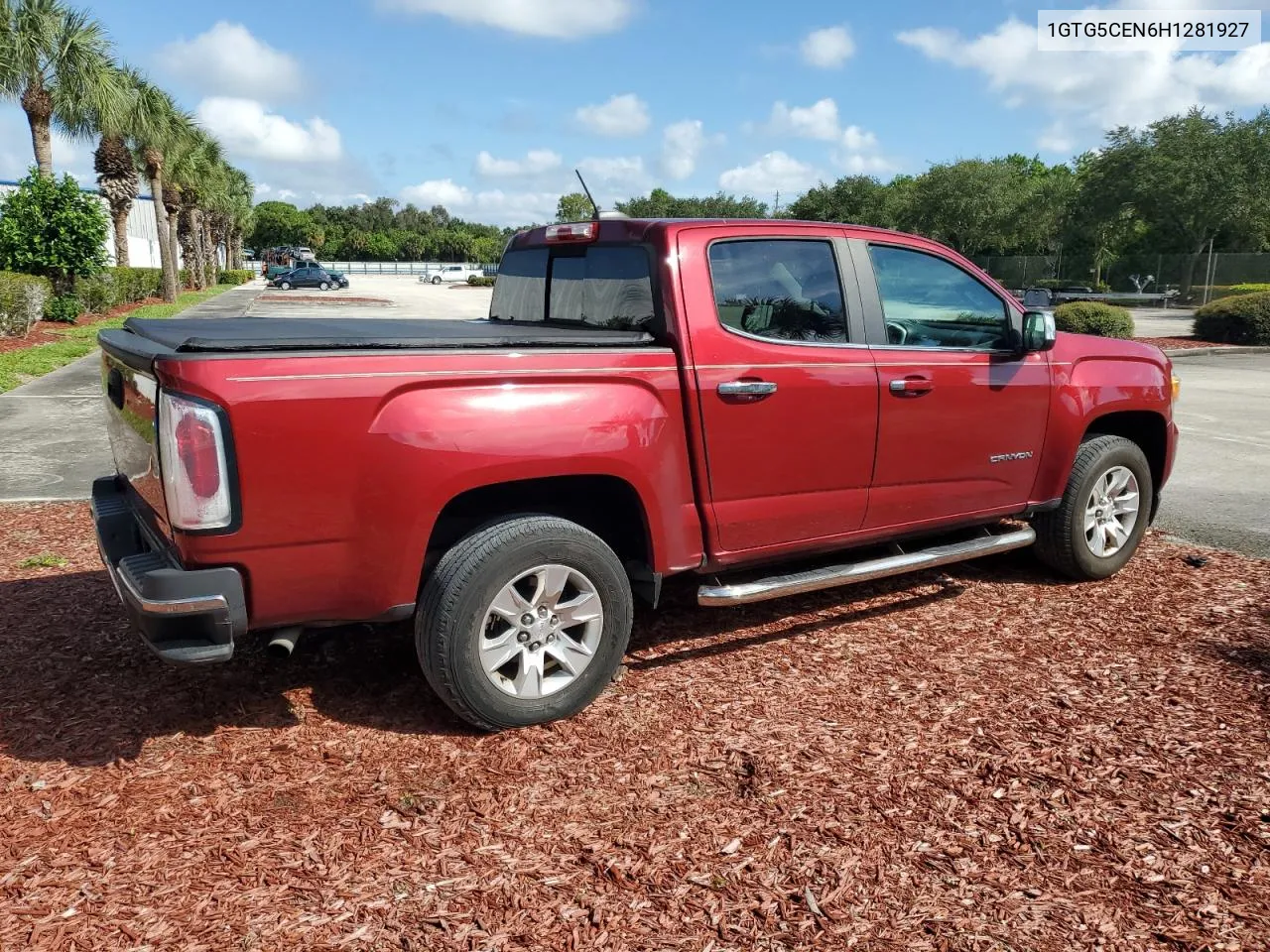 2017 GMC Canyon Sle VIN: 1GTG5CEN6H1281927 Lot: 74120644