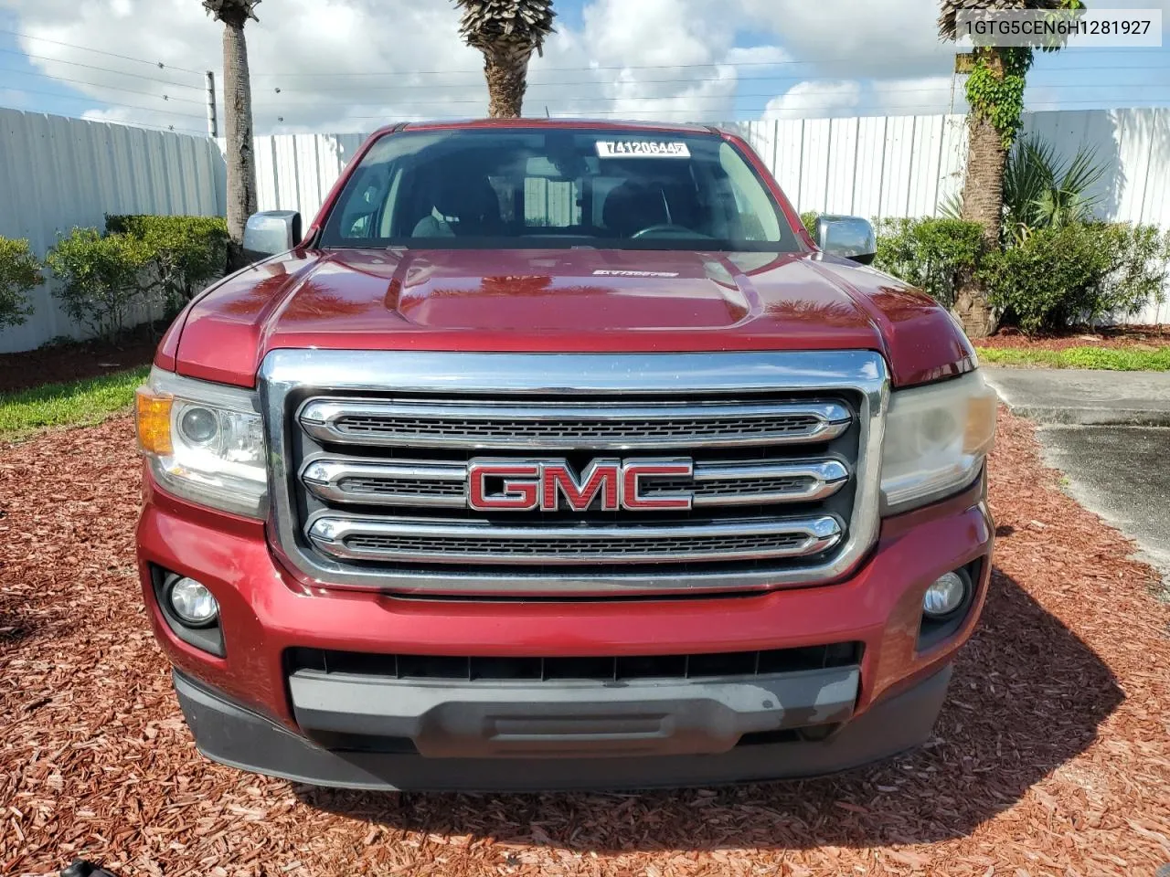 2017 GMC Canyon Sle VIN: 1GTG5CEN6H1281927 Lot: 74120644