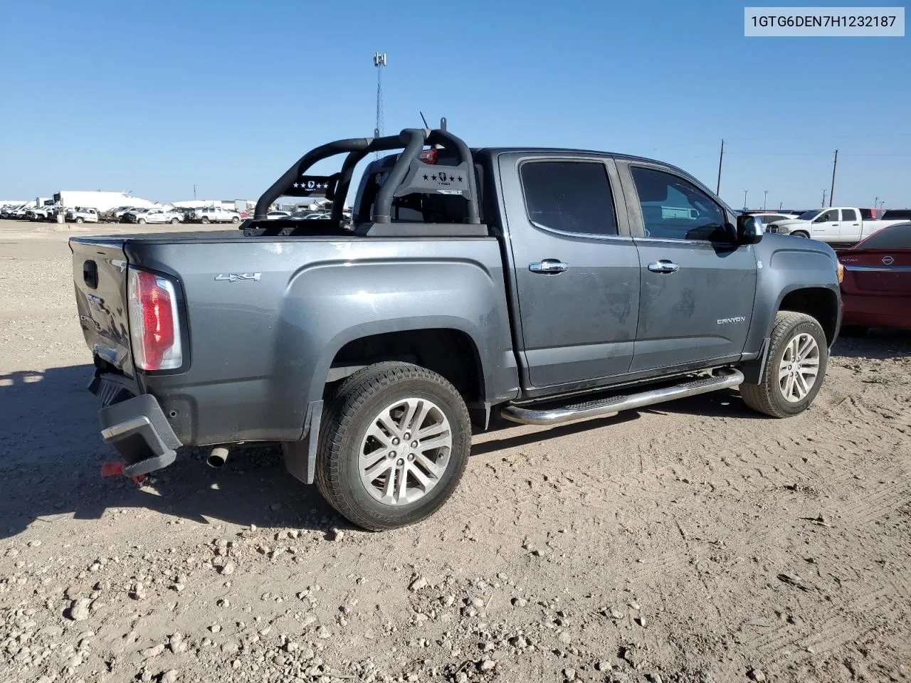 2017 GMC Canyon Slt VIN: 1GTG6DEN7H1232187 Lot: 74246154