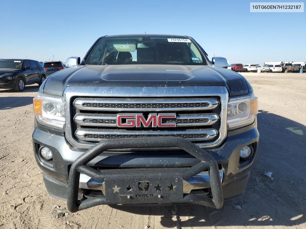 2017 GMC Canyon Slt VIN: 1GTG6DEN7H1232187 Lot: 74246154