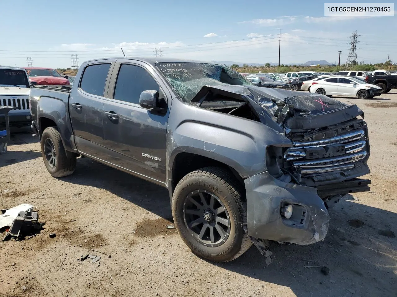 2017 GMC Canyon Sle VIN: 1GTG5CEN2H1270455 Lot: 74399904