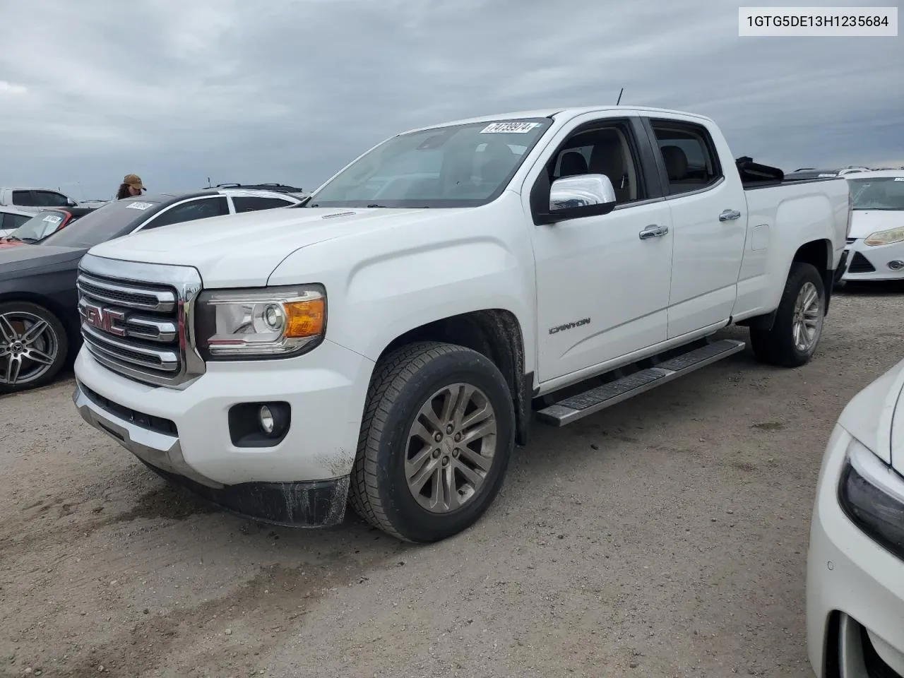 2017 GMC Canyon Slt VIN: 1GTG5DE13H1235684 Lot: 74739974