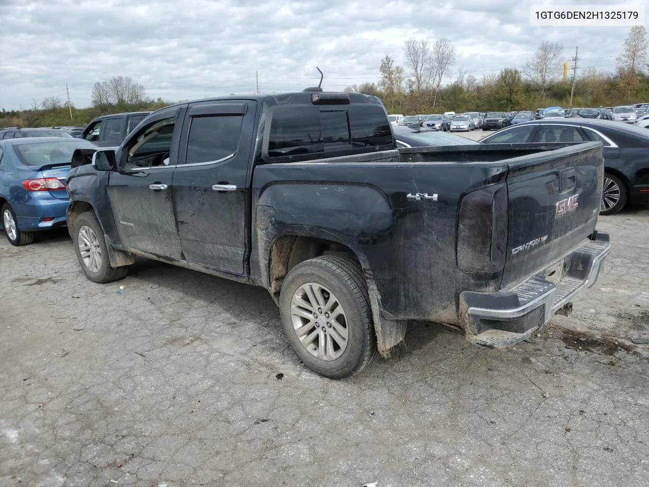 2017 GMC Canyon Slt VIN: 1GTG6DEN2H1325179 Lot: 80493684