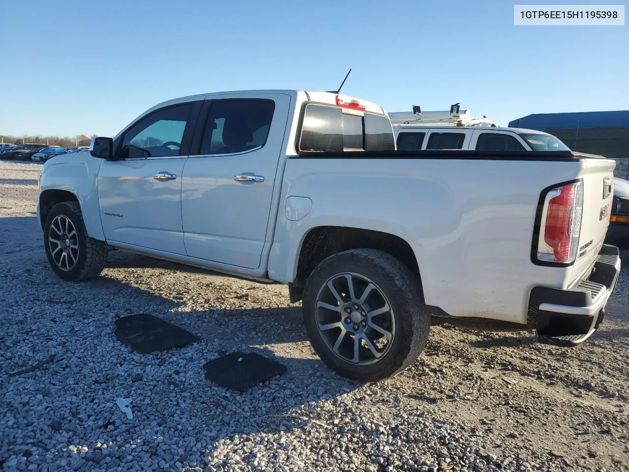 2017 GMC Canyon Denali VIN: 1GTP6EE15H1195398 Lot: 81807134