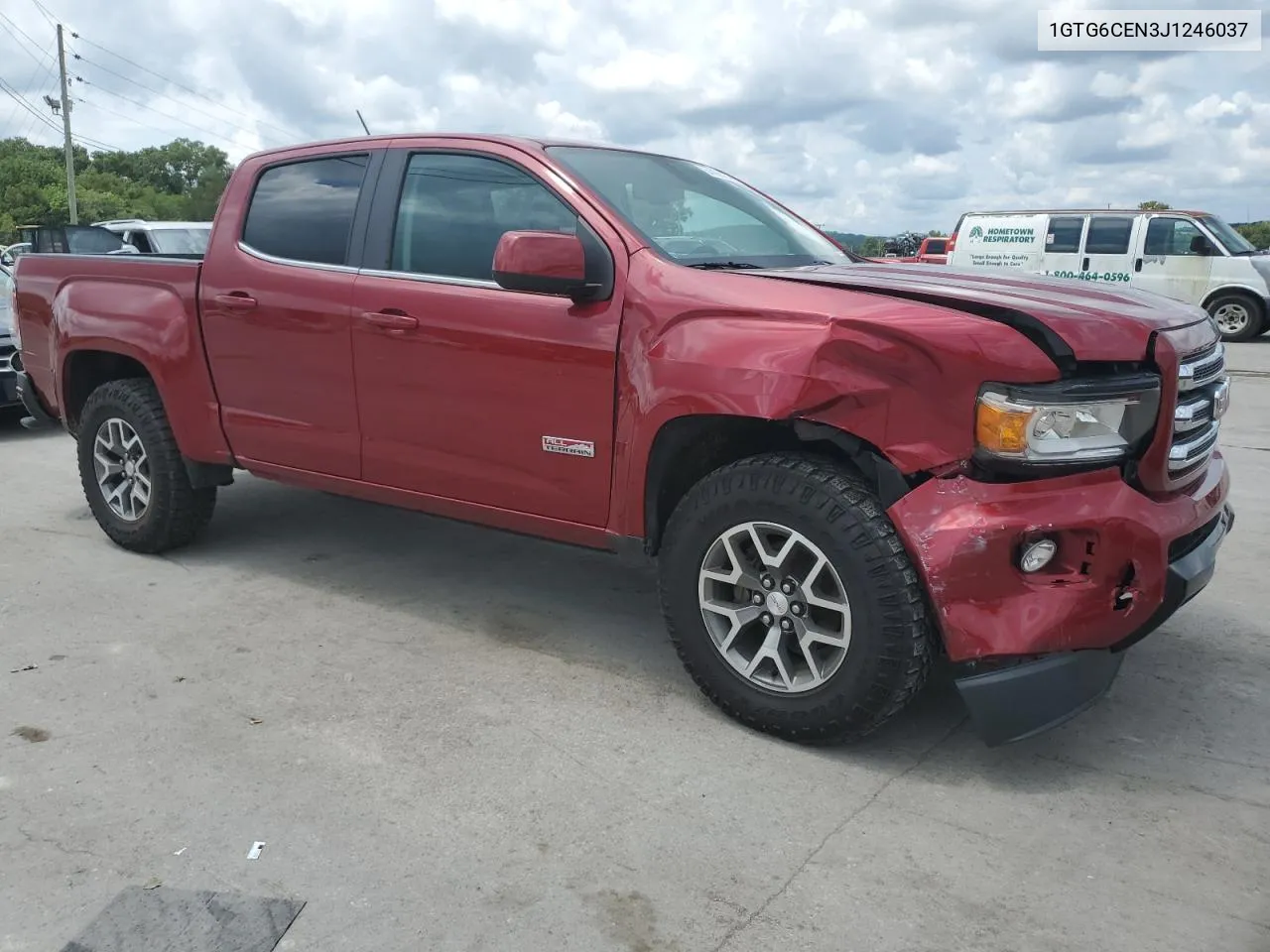 1GTG6CEN3J1246037 2018 GMC Canyon Sle